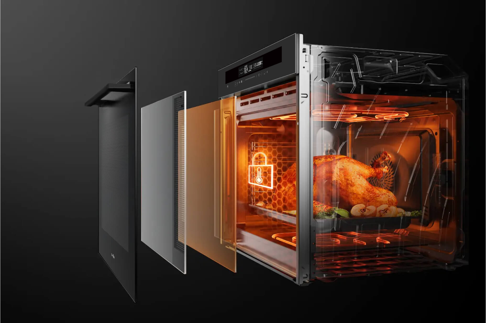 Три шари скла