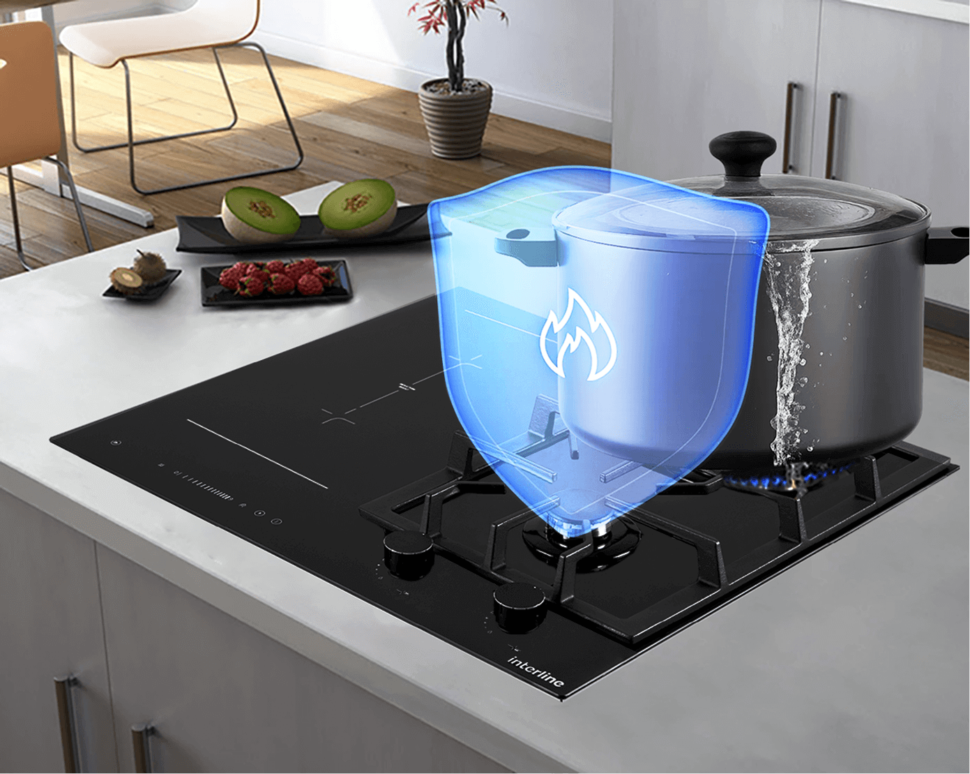 Газ-контроль кожної конфорки.