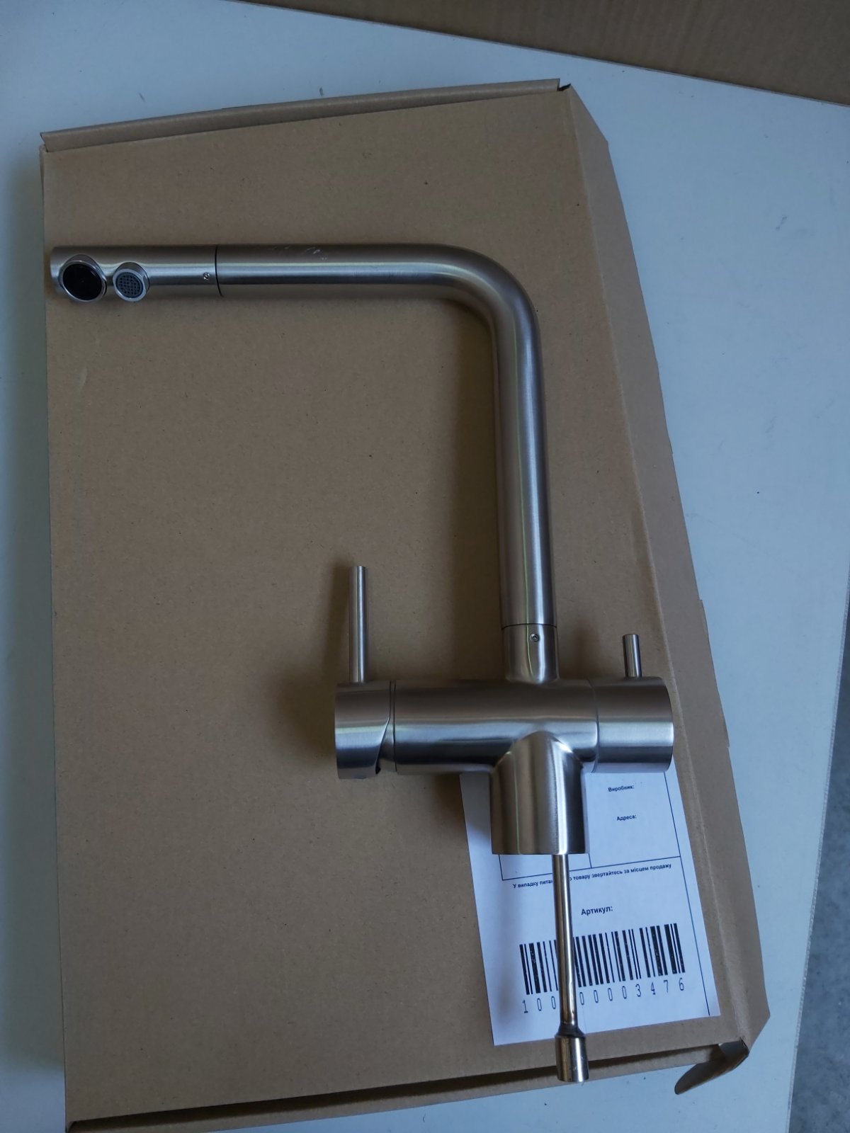 Змішувач  T01 INOX COLORE - 2