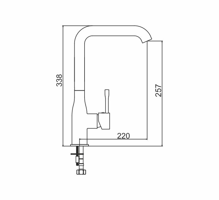Змішувач Interline Loft new Terra - 8