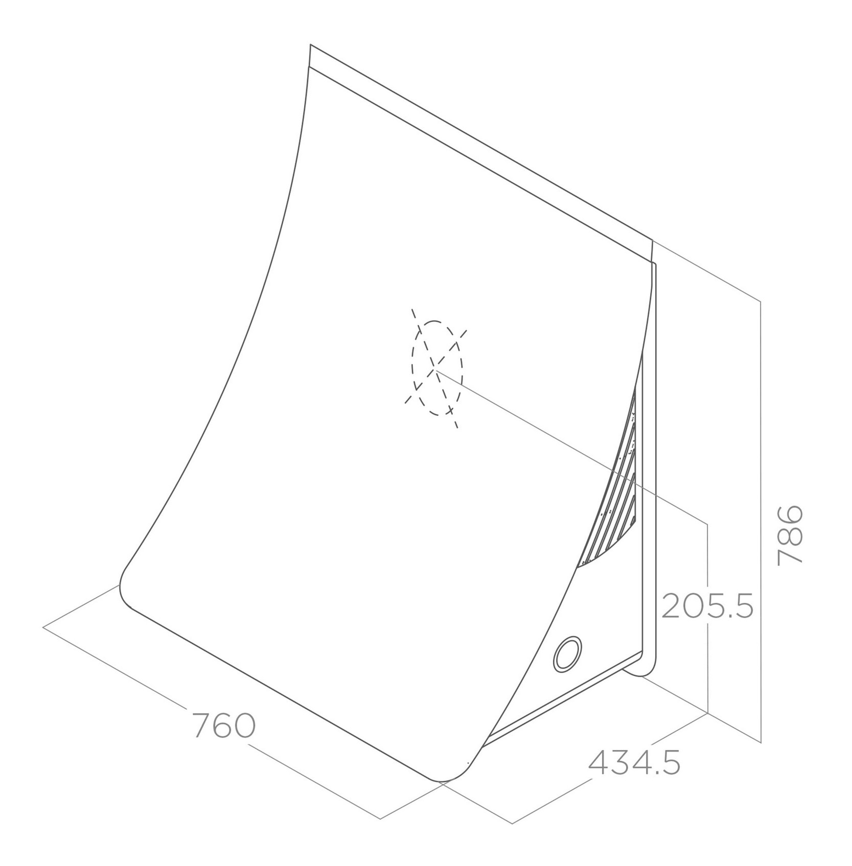 Витяжка Elica NUAGE DRYWALL/F/75 - 4