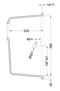 Мийка Elleci Q 350 under top aluminium 79 - 4
