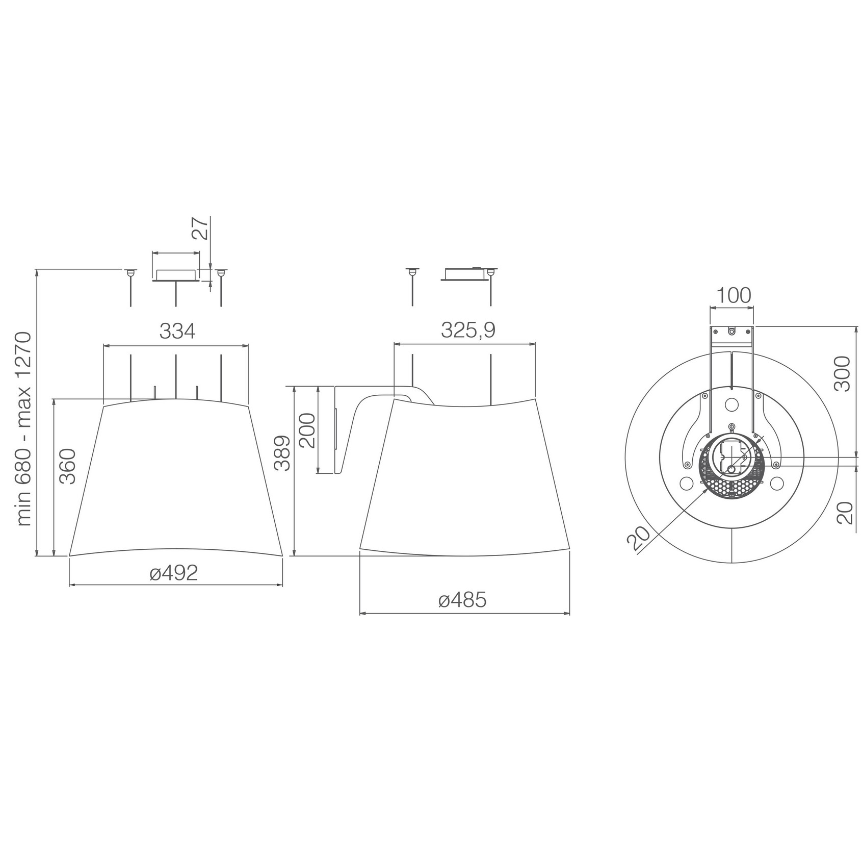 Витяжка Elica JUNO WH/F/50 - 6