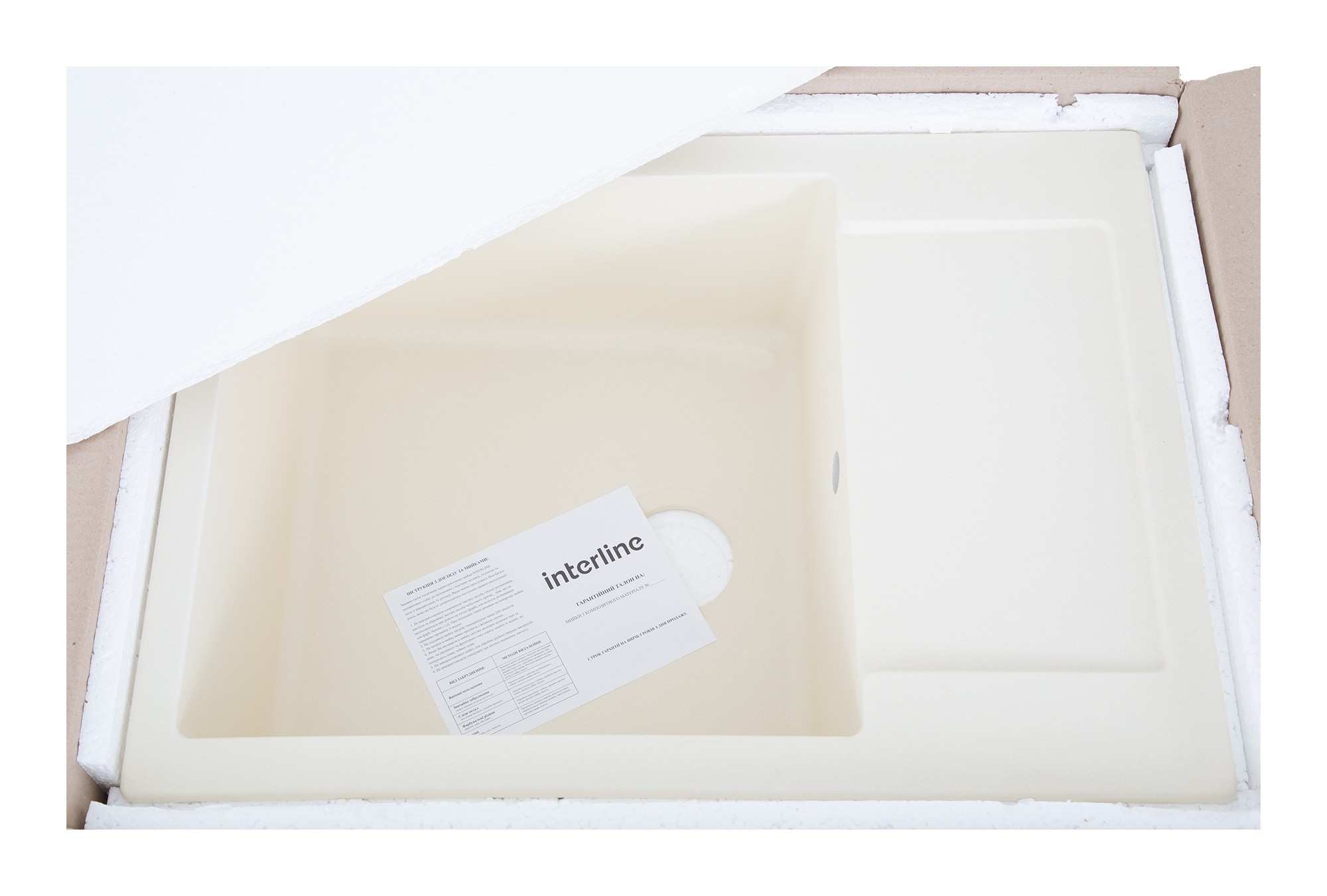 Мийка Interline SPRING old white - 2