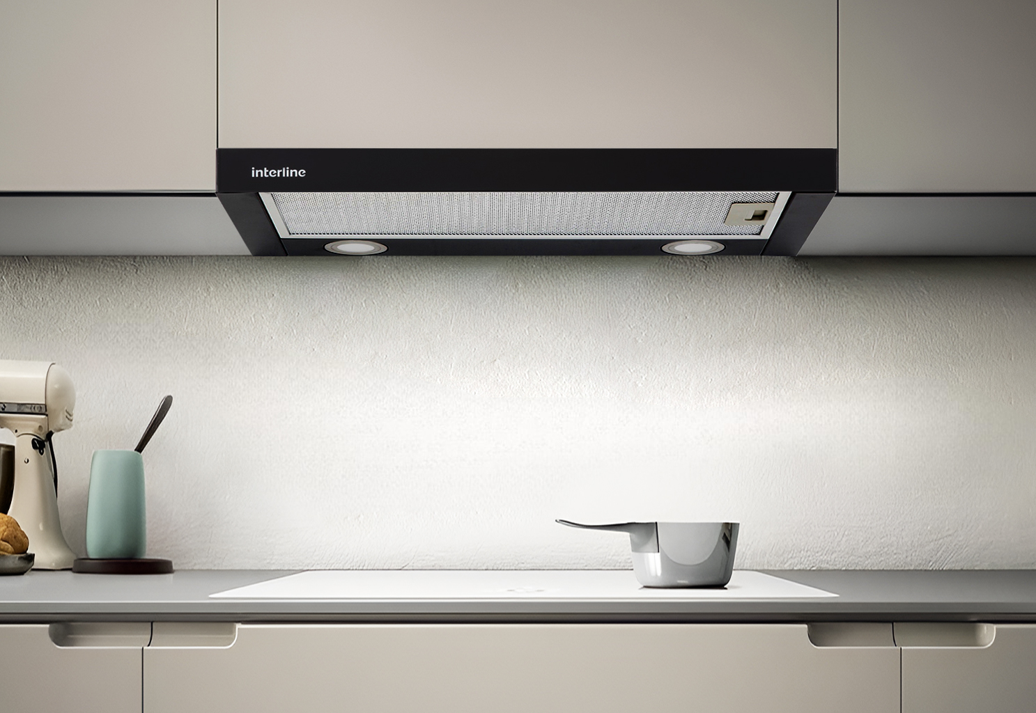 Витяжка Interline DELI BL A/60/2/T - 10