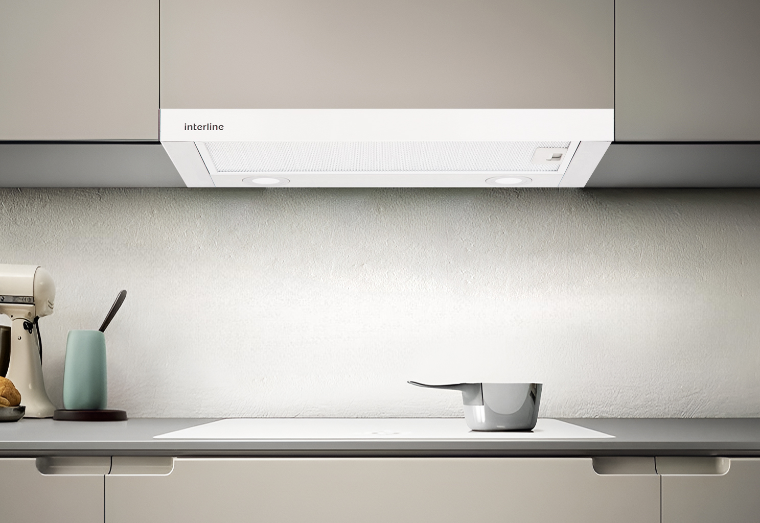 Витяжка Interline DELI WH A/60/2/T - 12