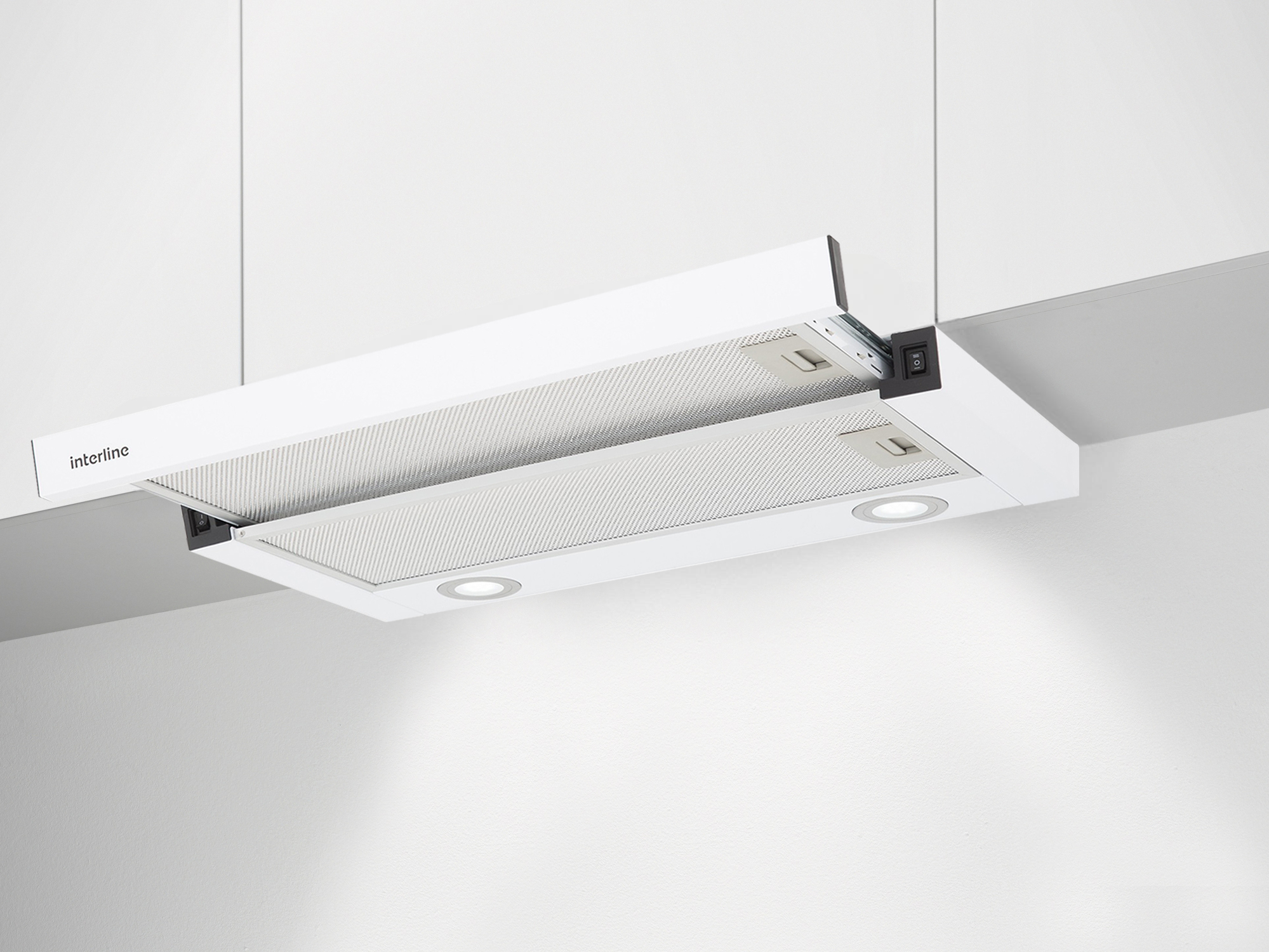 Витяжка Interline DELI WH A/60/2/T - 9