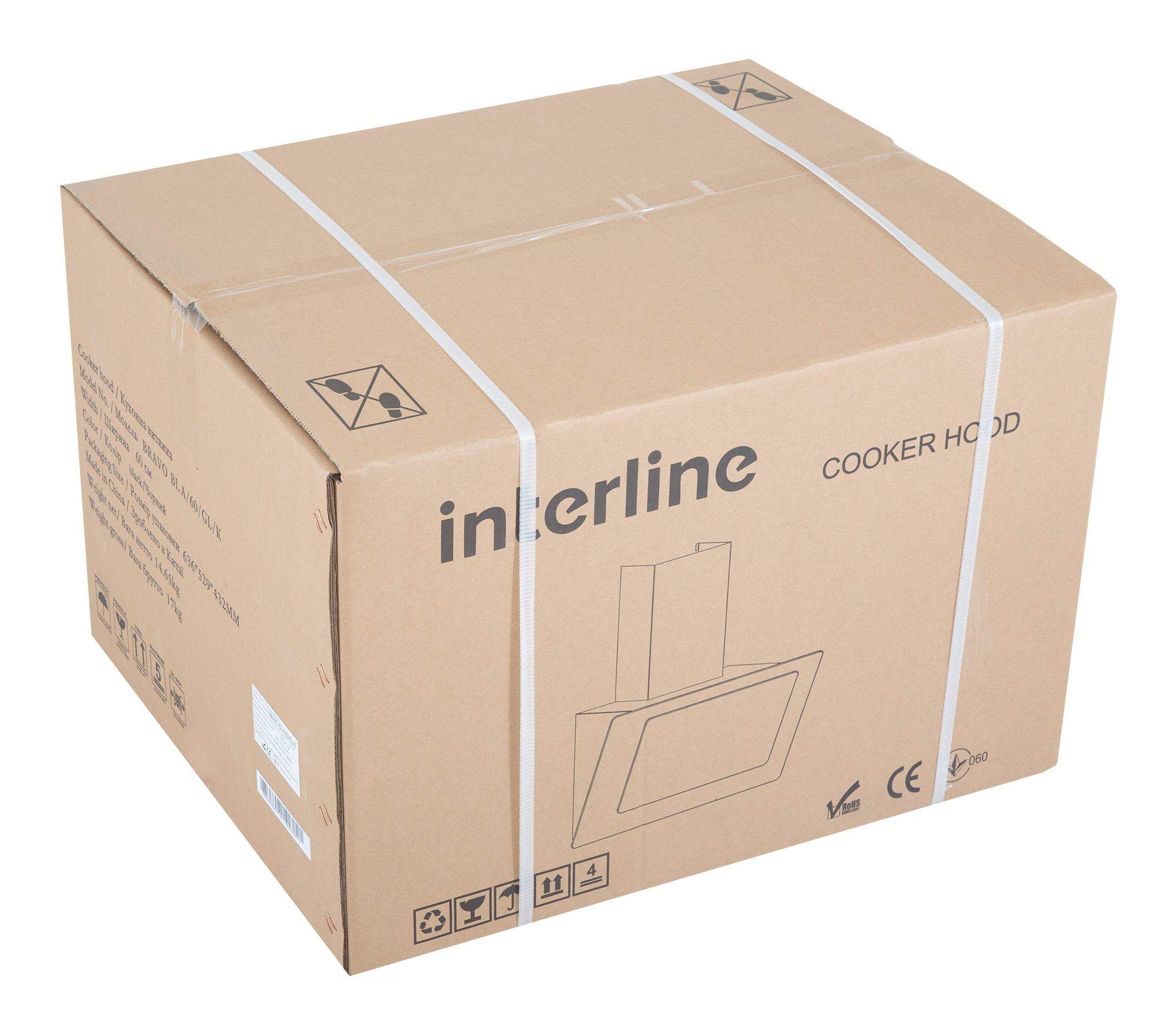 Витяжка Interline BRAVO BL A/60/GL/K - 13