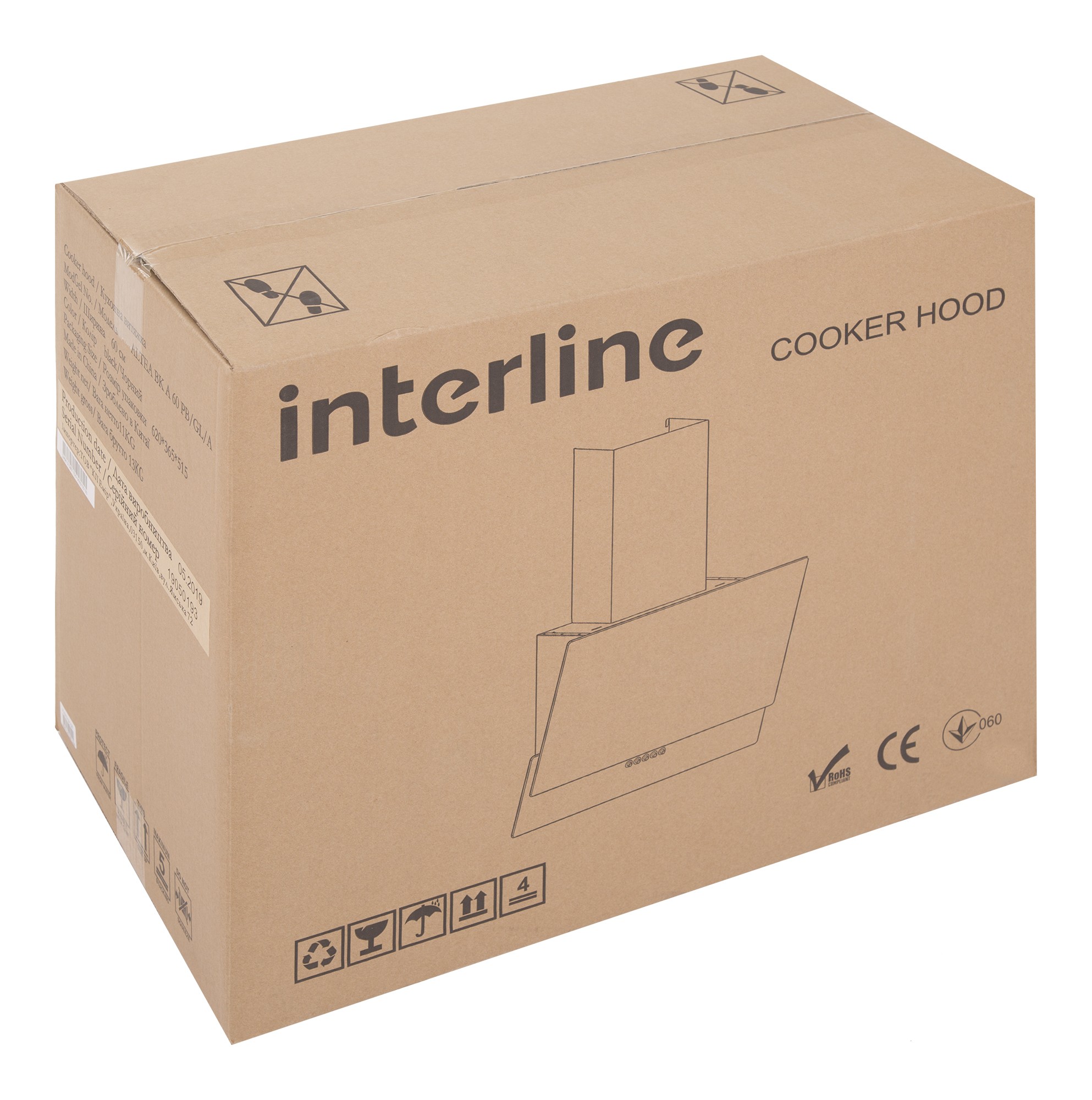 Витяжка Interline ALTEA WH A 60 PB/GL/A - 2