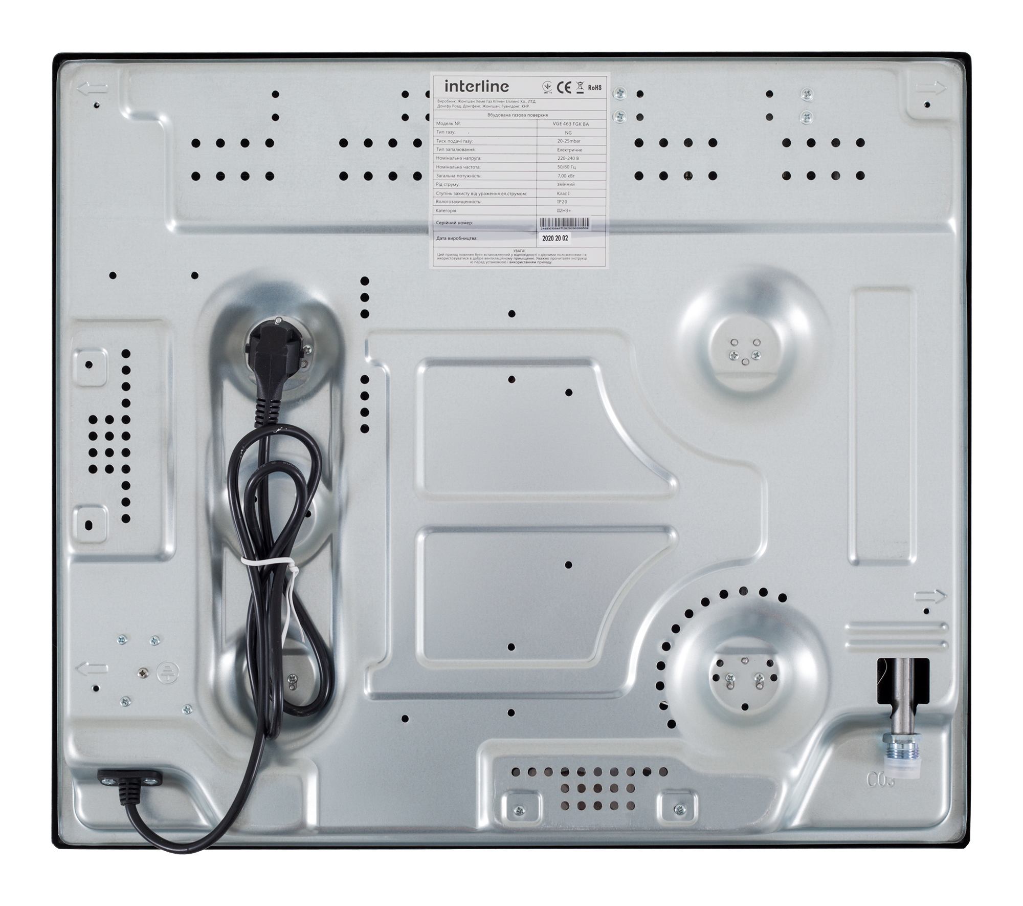Варильна поверхня Interline VGE 463 FGK BA - 8