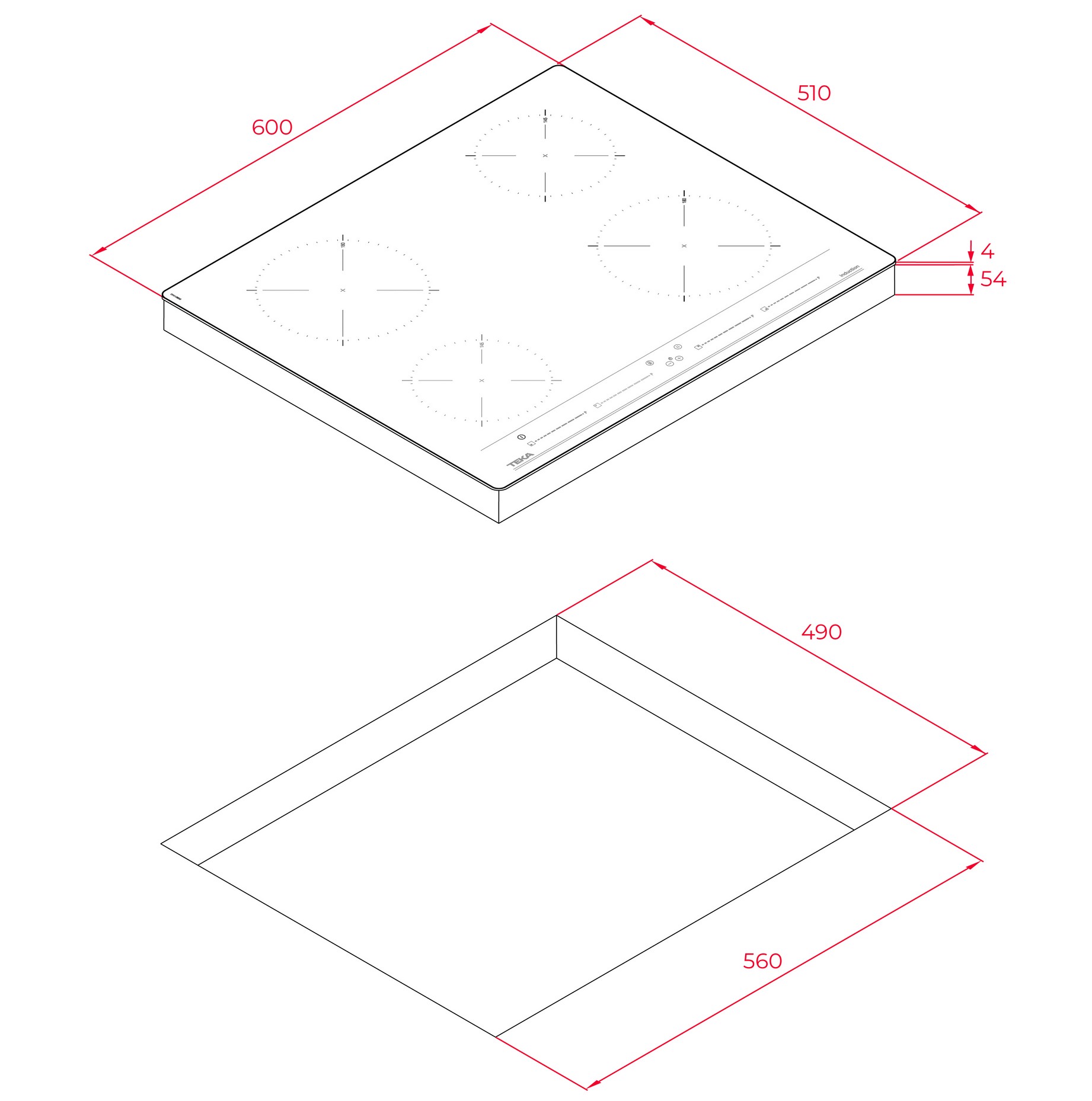 Варильна поверхня Teka IBC 64010 BK MSS код 112520012 - 10
