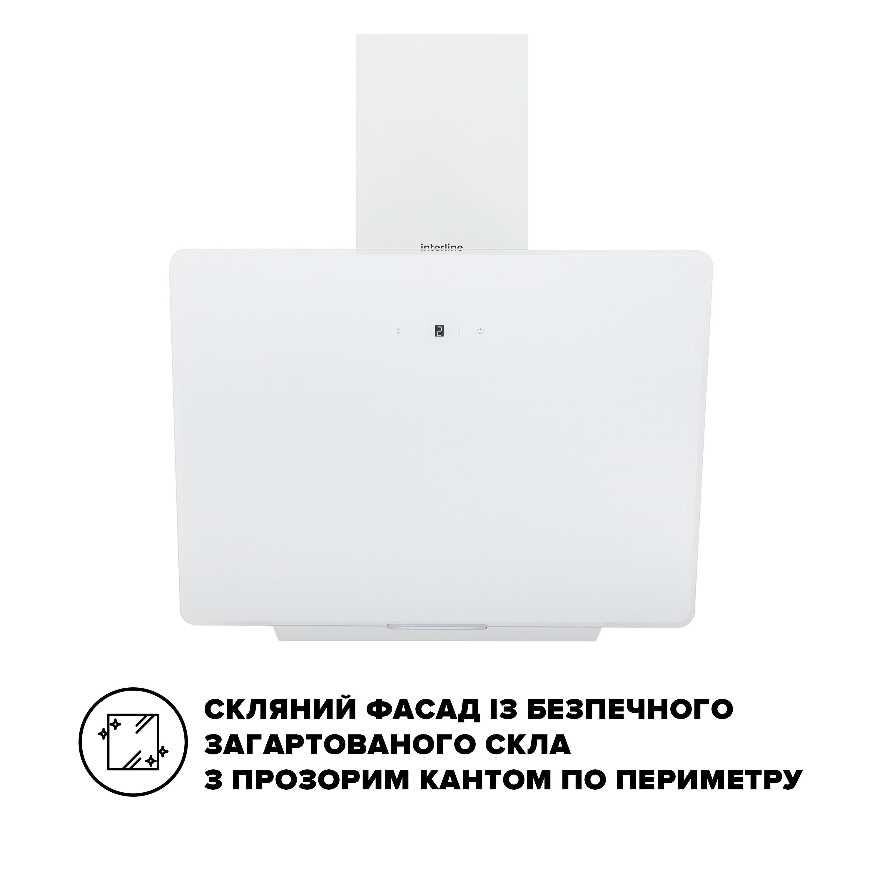 Витяжка Interline FLOW WH A/60/GL/M - 2