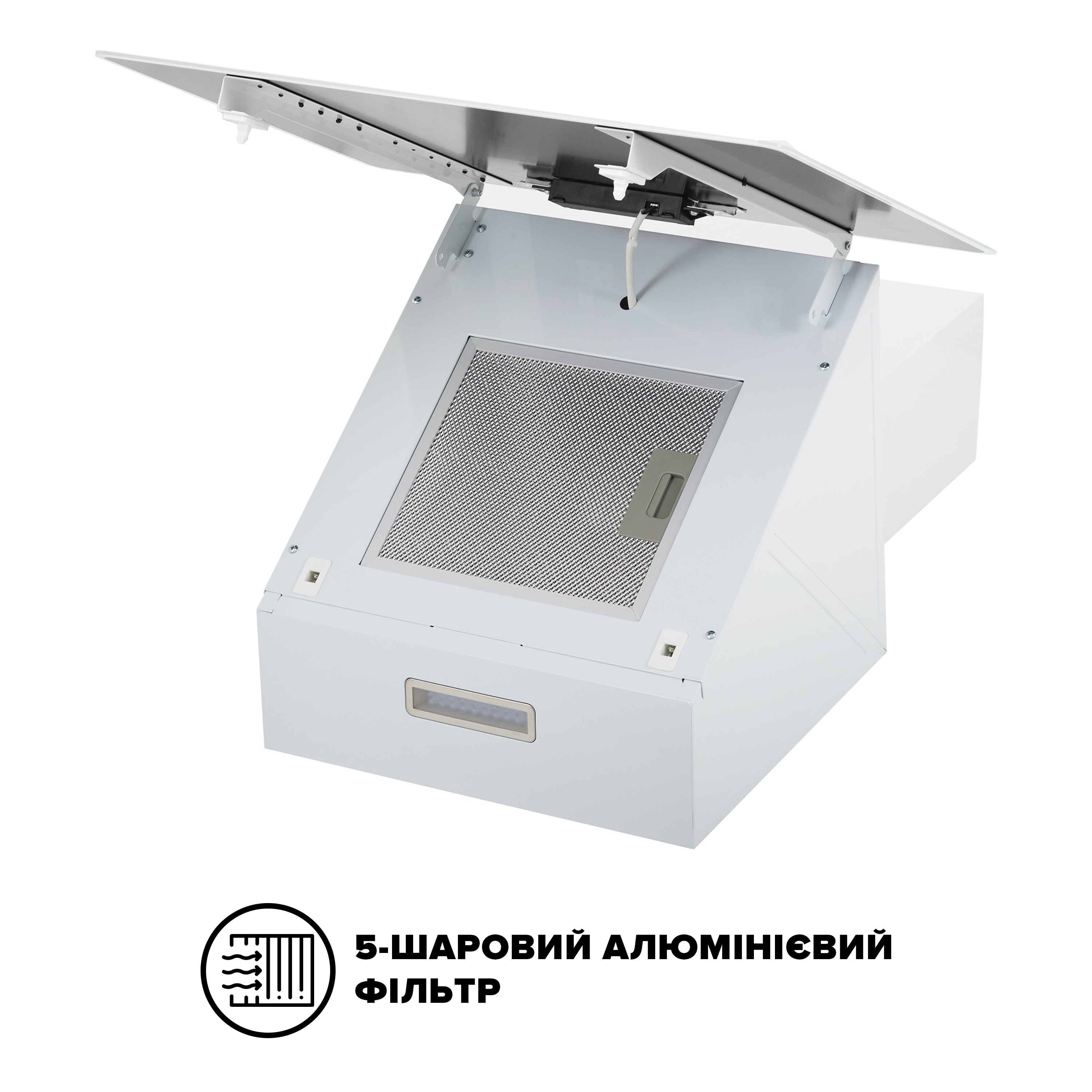 Витяжка Interline FLOW WH A/60/GL/M - 3