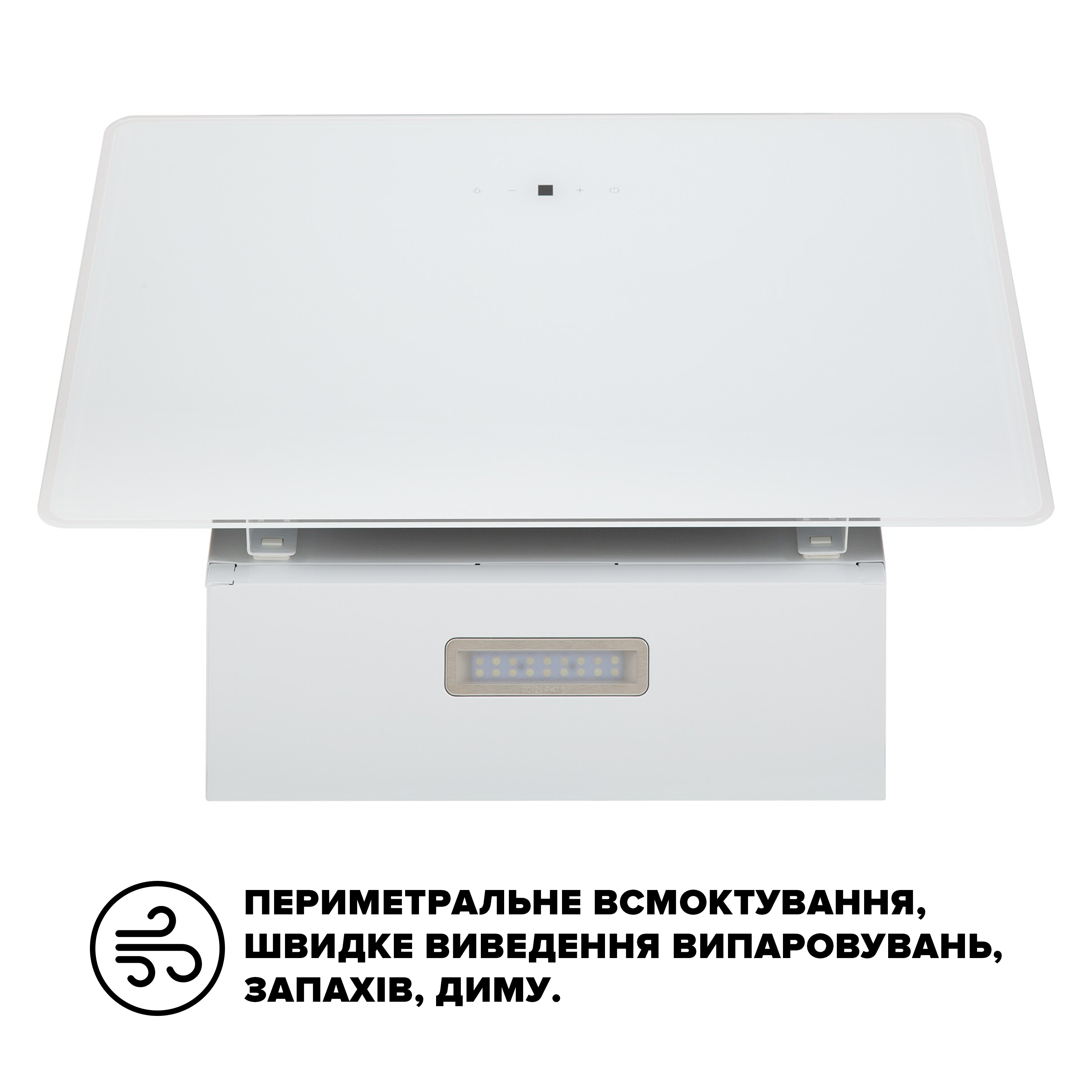 Витяжка Interline FLOW WH A/60/GL/M - 4