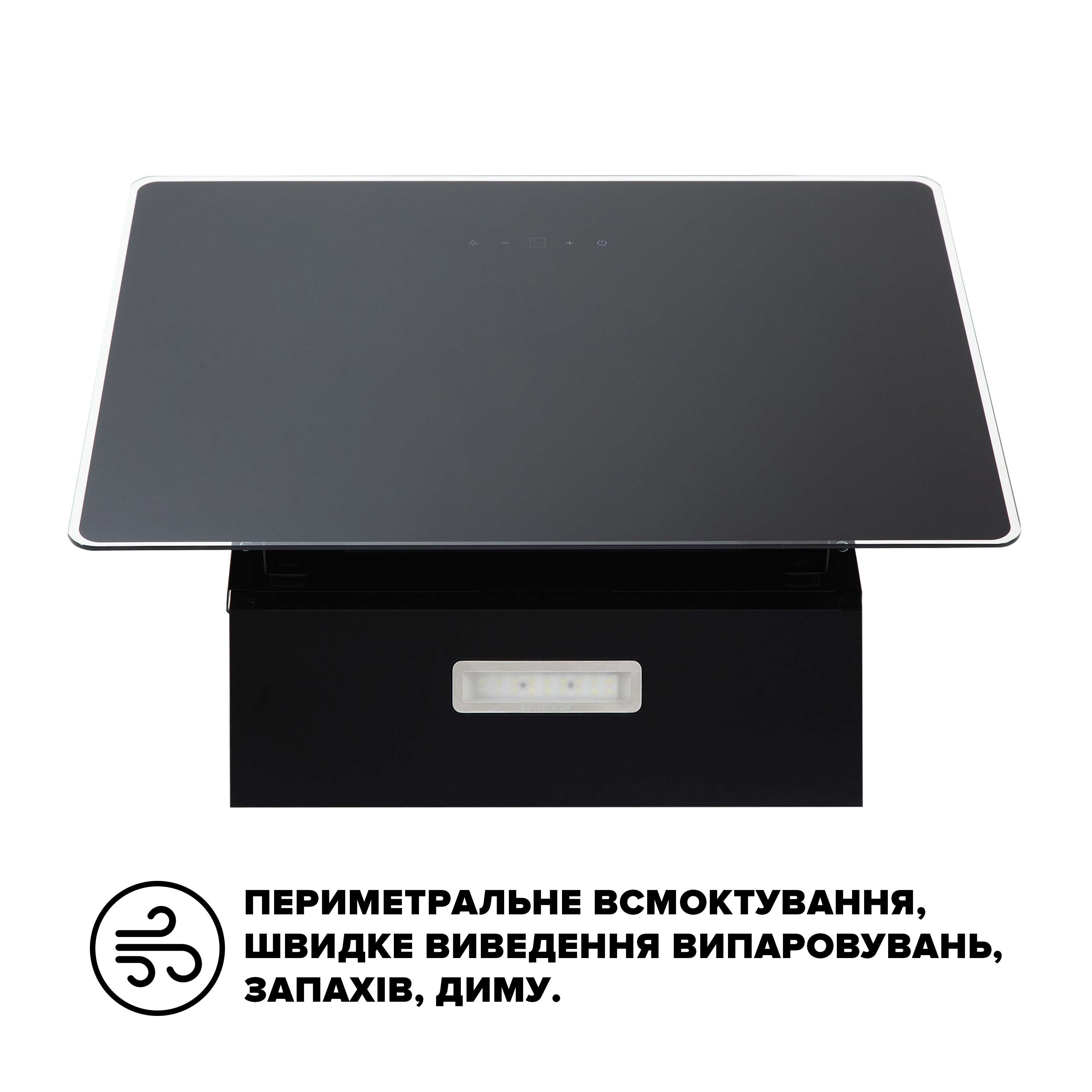 Витяжка Interline FLOW BL A/60/GL/M - 5