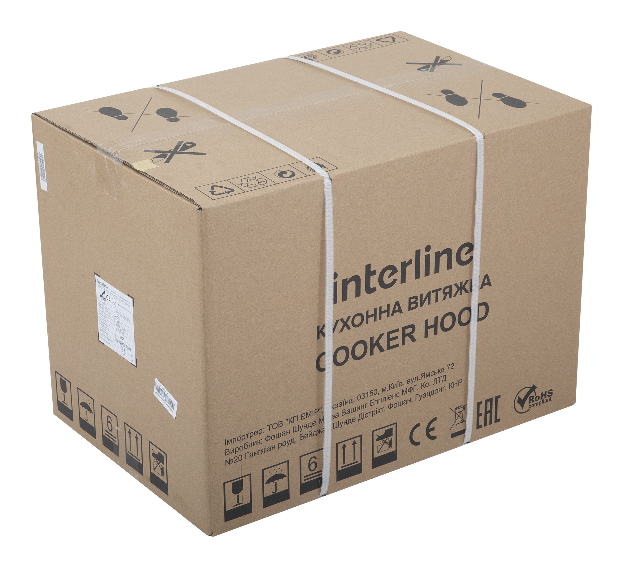 Витяжка Interline FLOW BL A/60/GL/M - 12