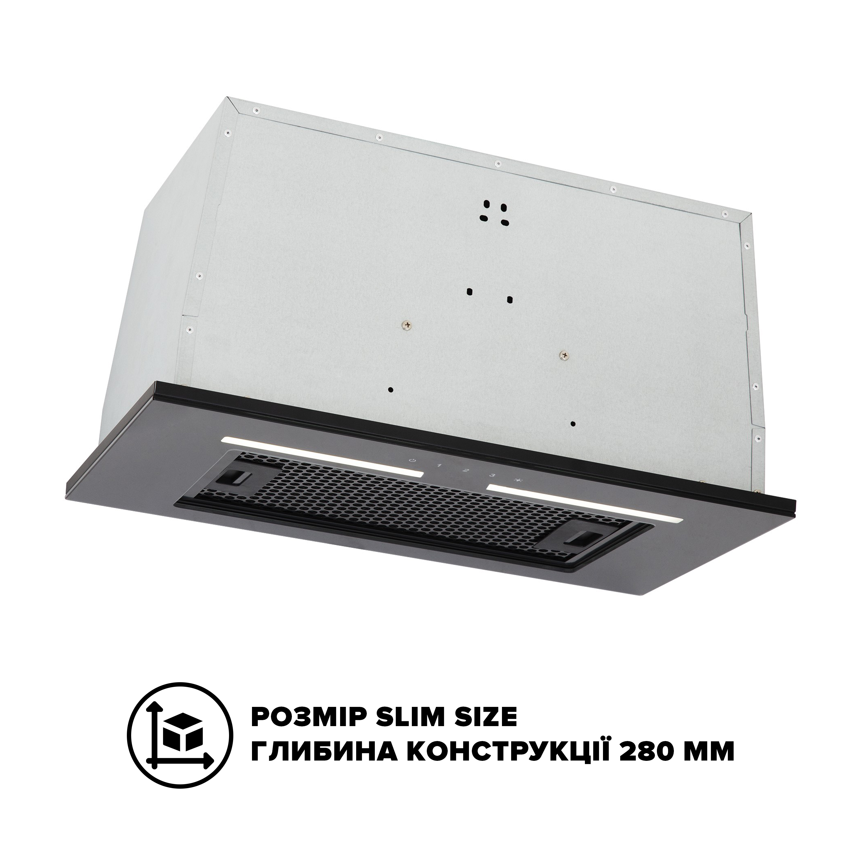 Витяжка Interline SWAY BL A/60 GL/S - 4