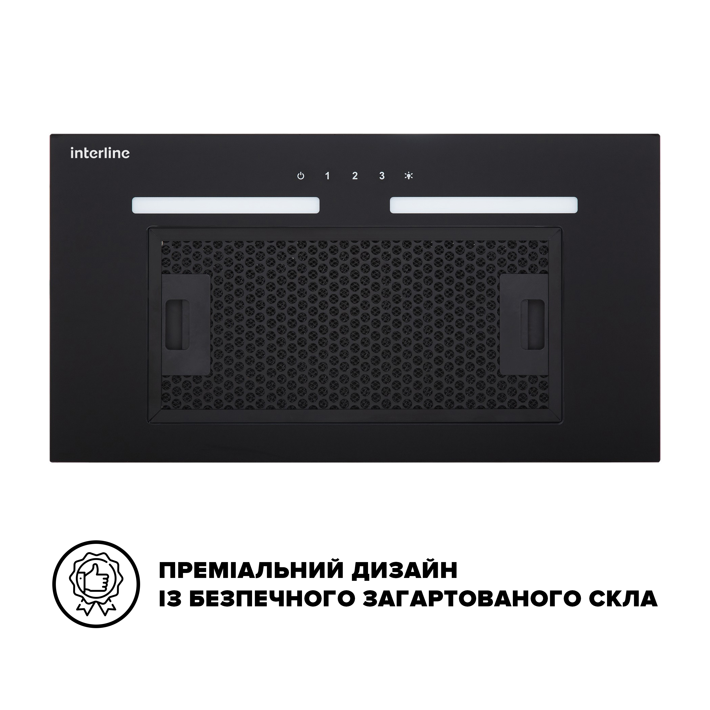 Витяжка Interline SWAY BL A/60 GL/S - 5