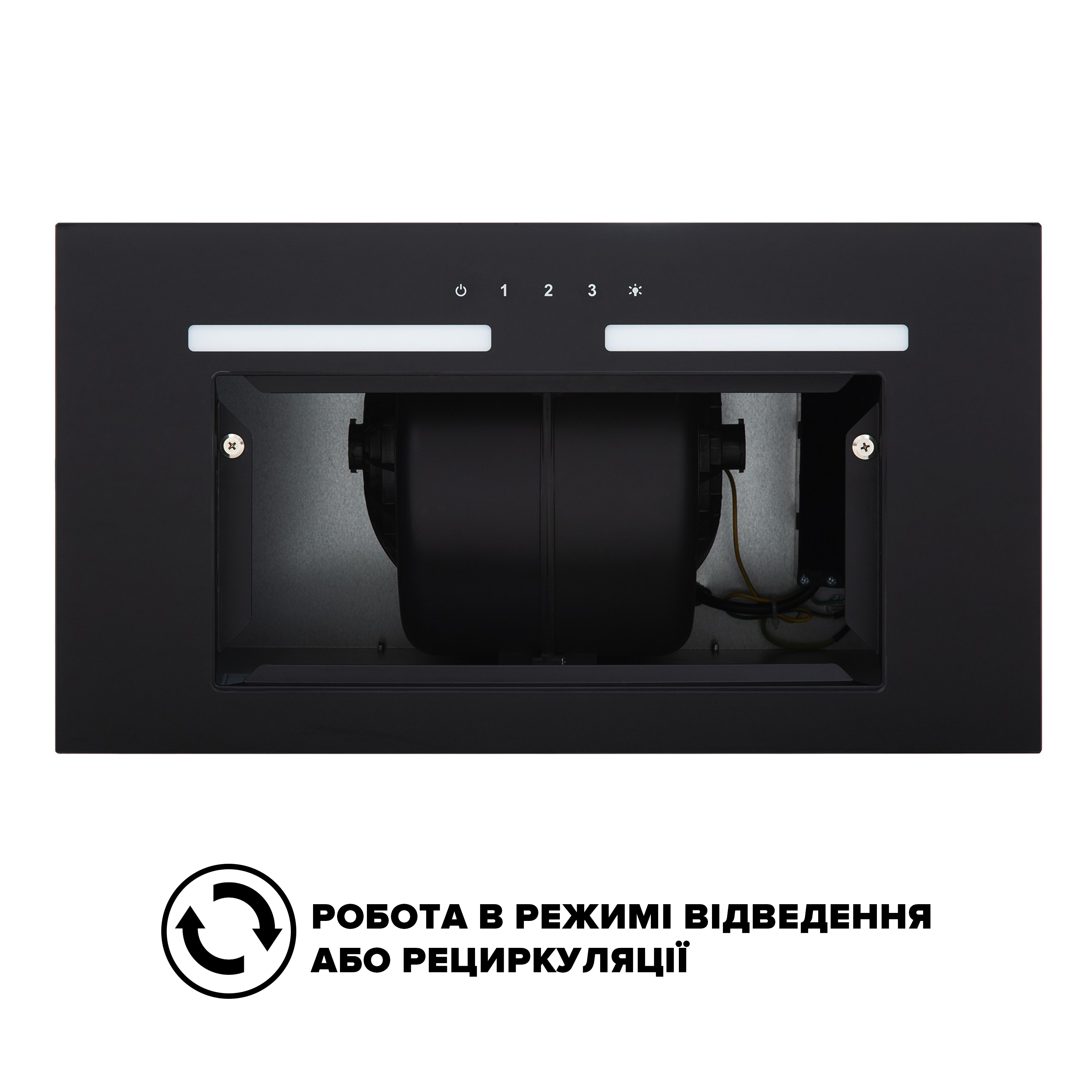 Витяжка Interline SWAY BL A/60 GL/S - 6