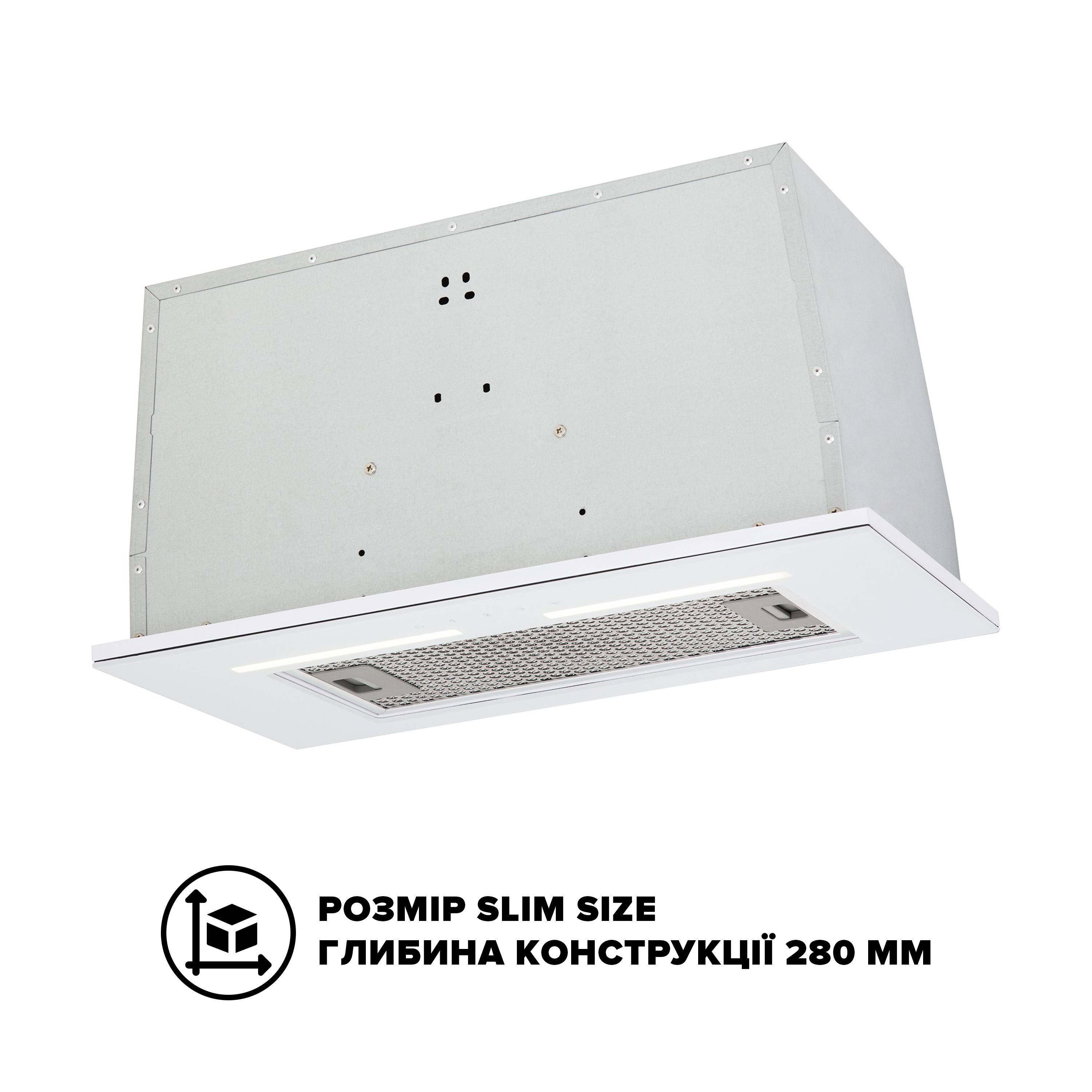 Витяжка Interline SWAY WH A/60 GL/S - 3