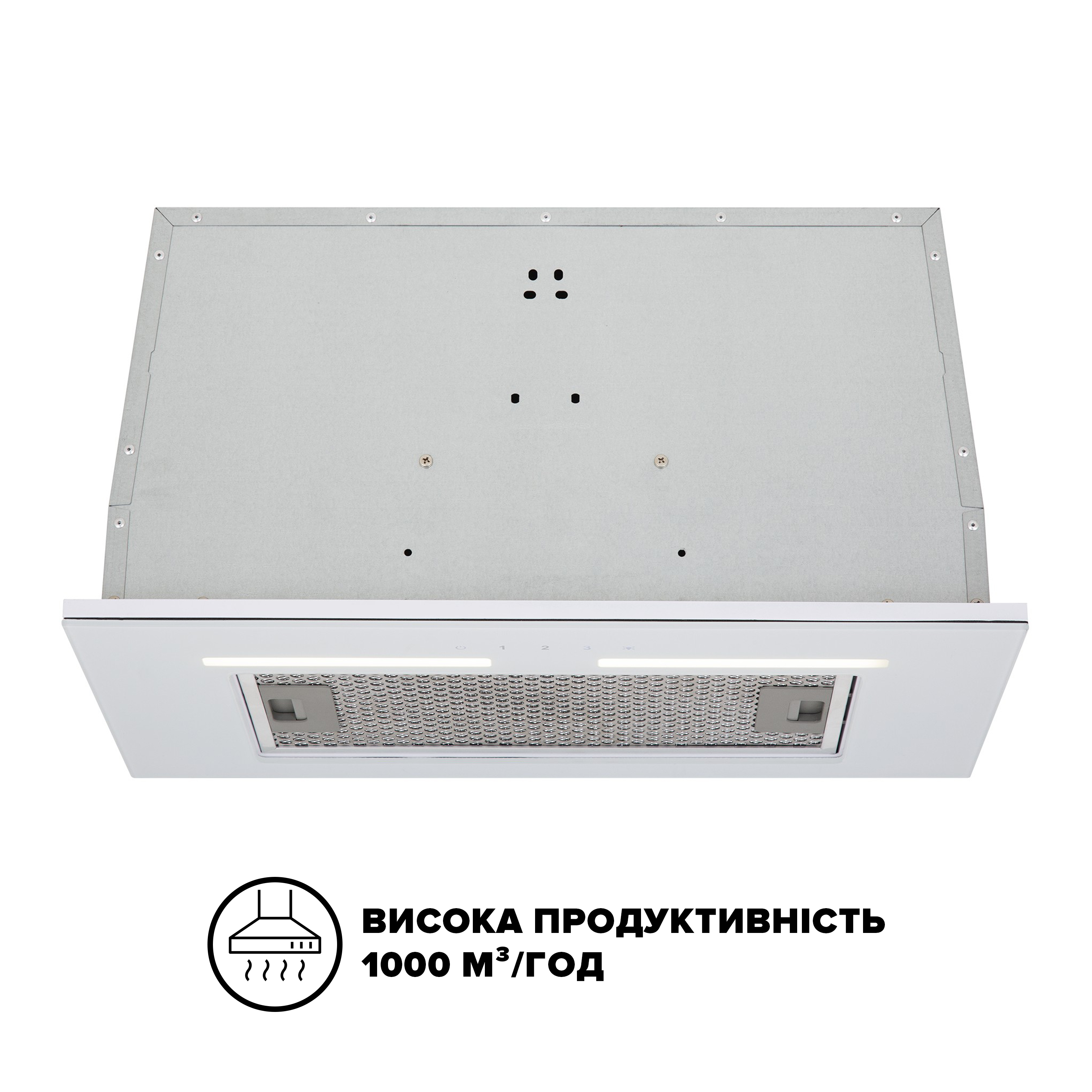Витяжка Interline SWAY WH A/60 GL/S - 5