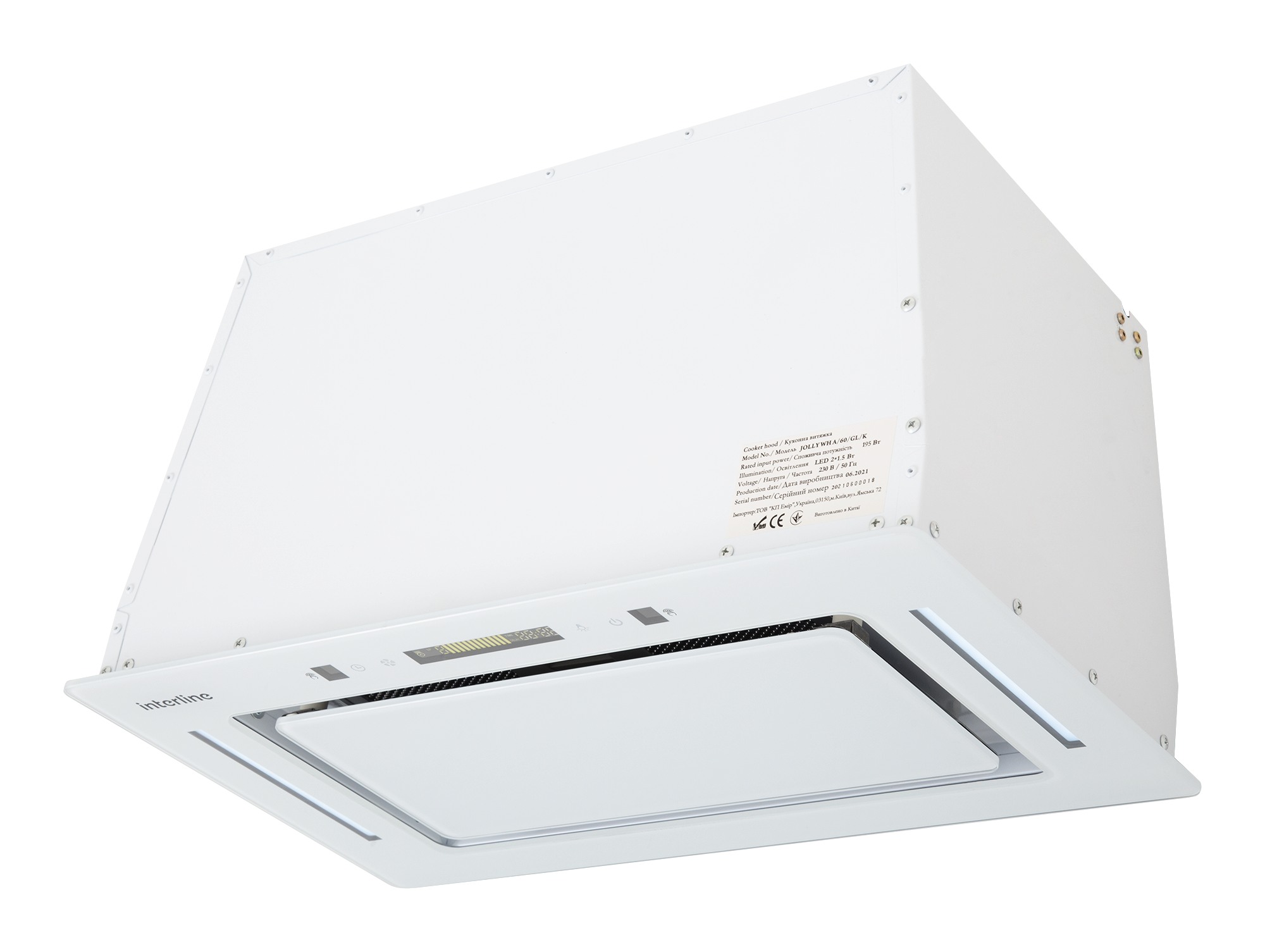 Витяжка Interline JOLLY WH A/60/GL/K - 3