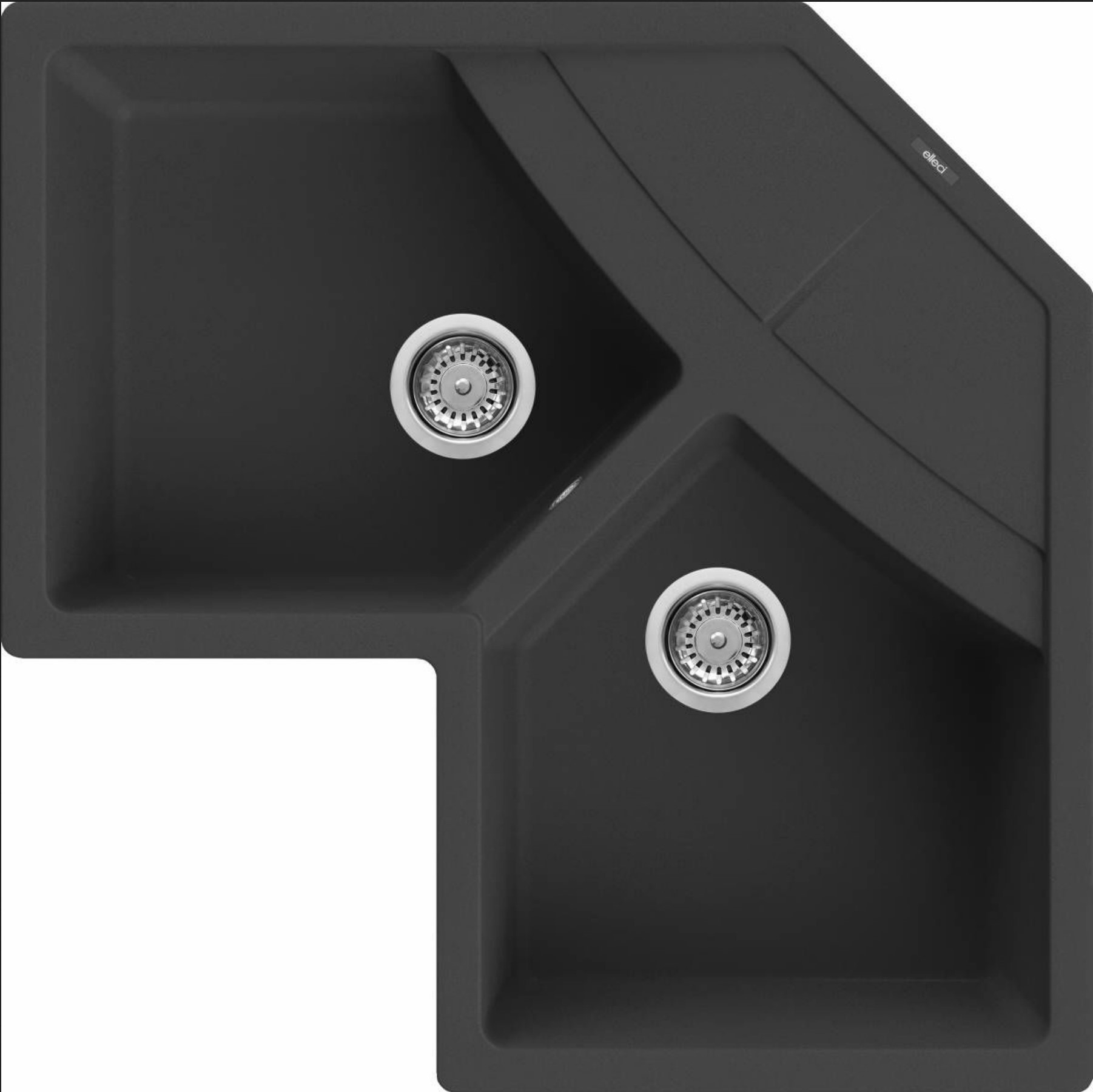 Мийка Elleci UNICO CORNER NERO G40 - 3