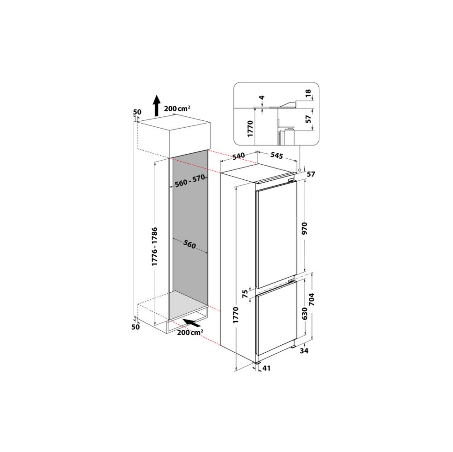 Холодильник Whirlpool WHC18 T573 - 12