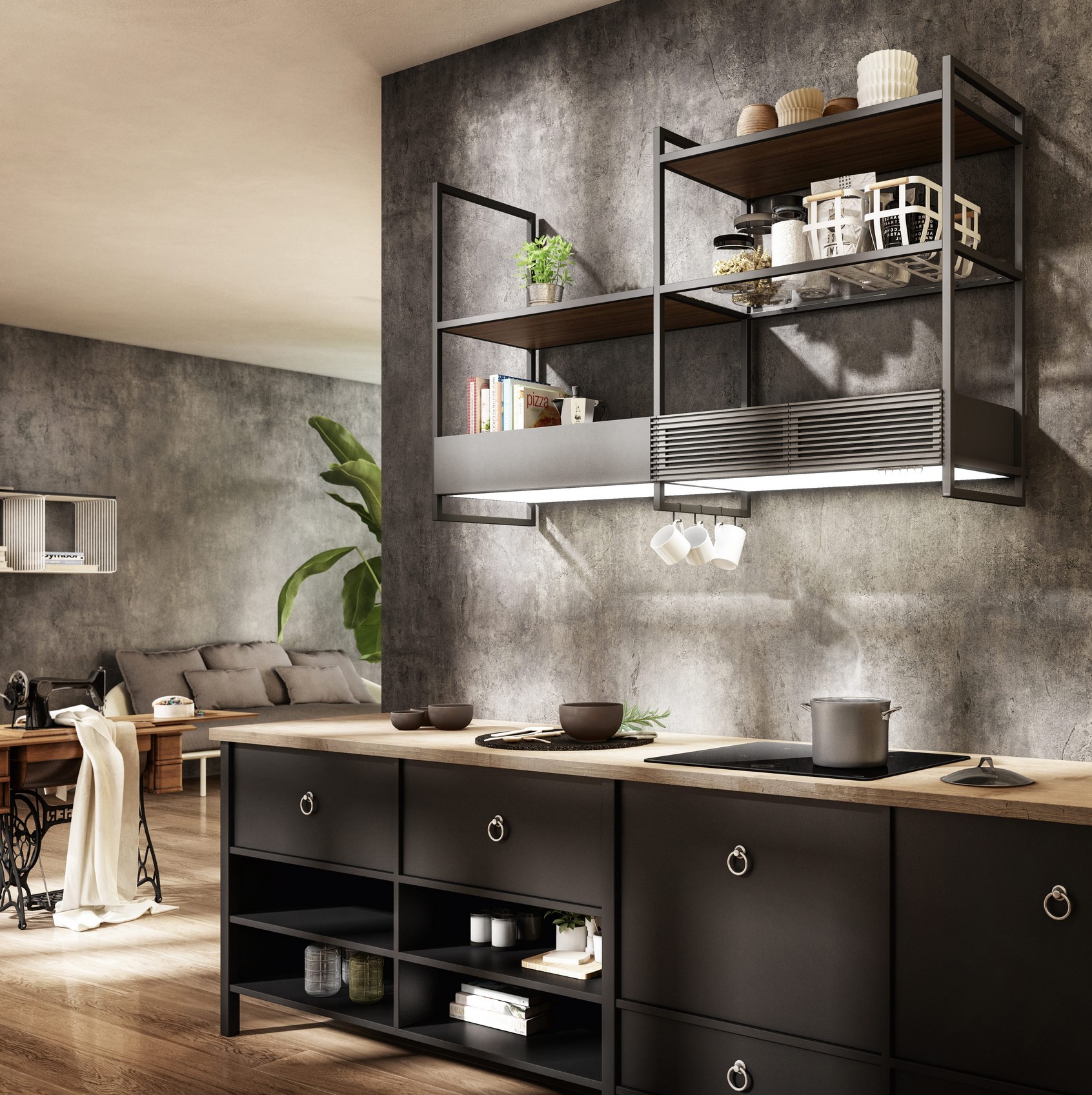 Витяжка Elica OPEN SUITE BL/F/160 - 7