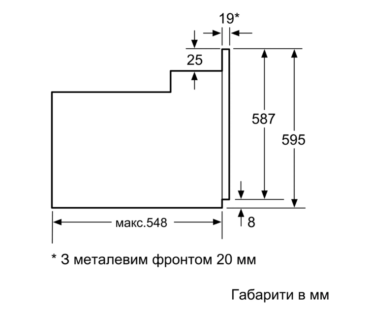 Духова шафа Bosch HBJ 517SG0R - 8