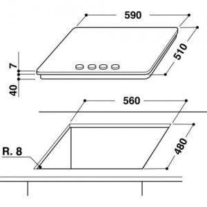 Варильна поверхня Whirlpool GMAL 6422IXL - 2