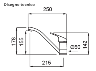 Змішувач Elleci Minerva bianco antico 62 - 2