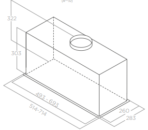 Витяжка Elica LANE SENSOR BL MAT/A/72 - 8