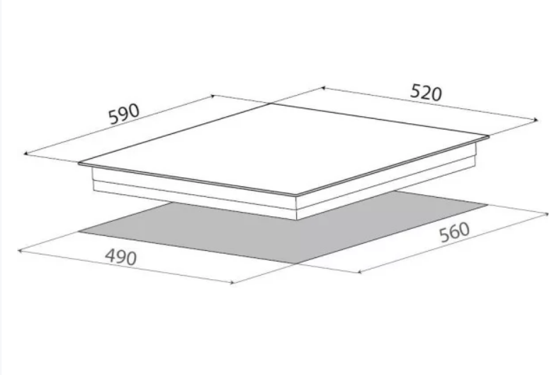 Варильна поверхня Elica RATIO 604 PLUS BL - 8
