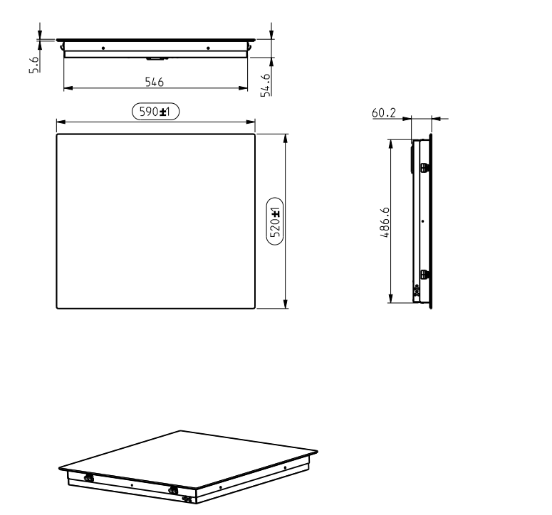Варильна поверхня Elica RATIO 604 PLUS BL - 9