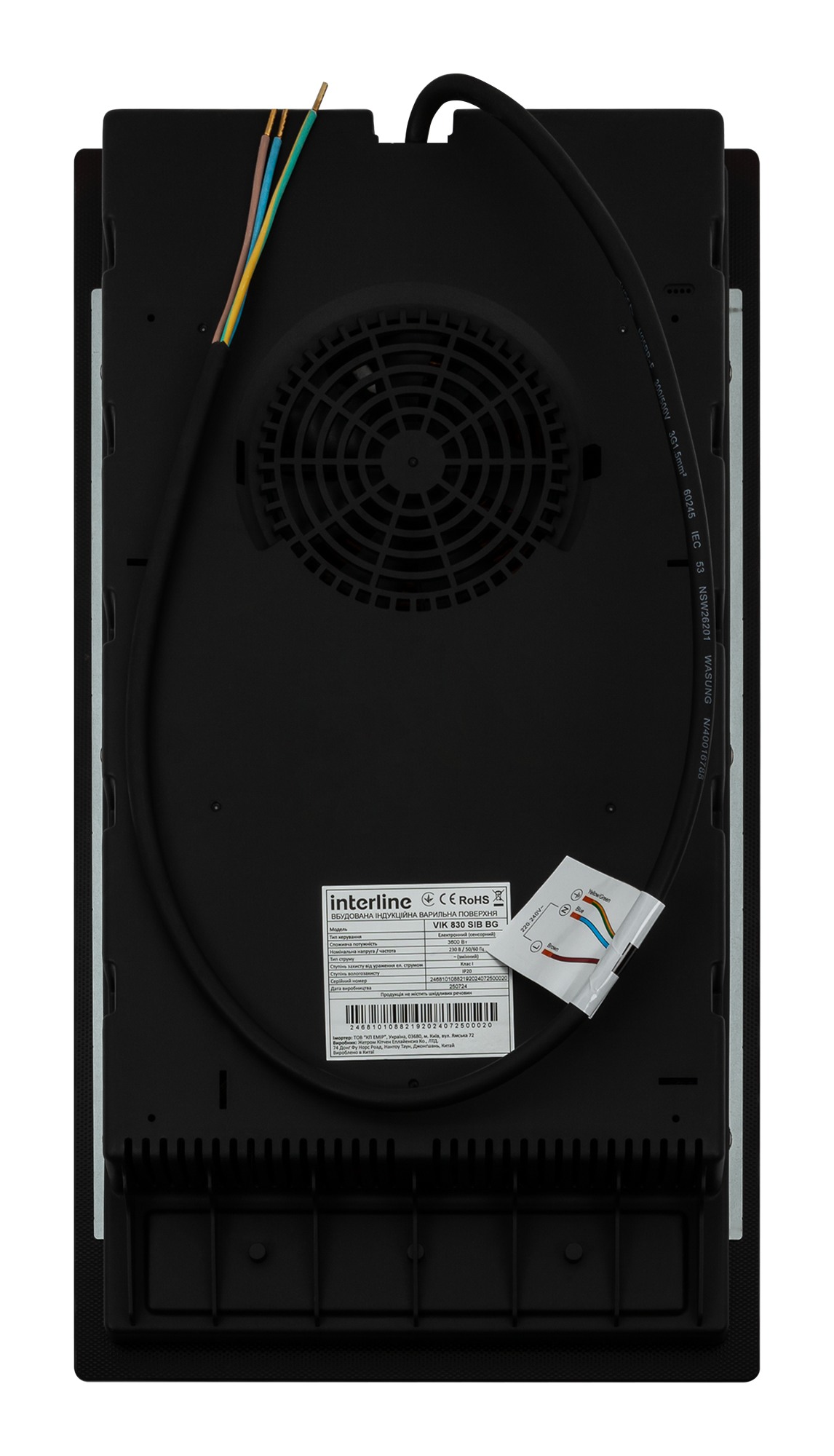 Варильна поверхня Interline VIK 830 SIB BG - 9