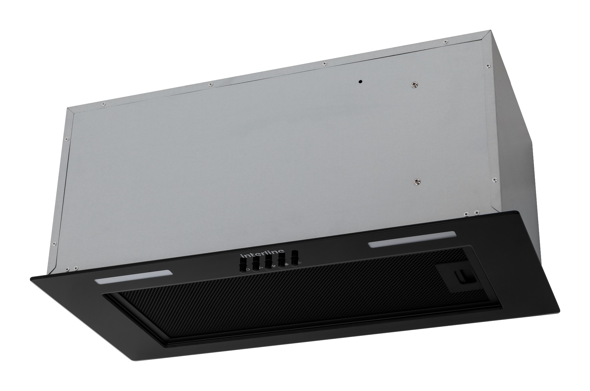Витяжка Interline LINE S BL A/60 GL/PB - 2