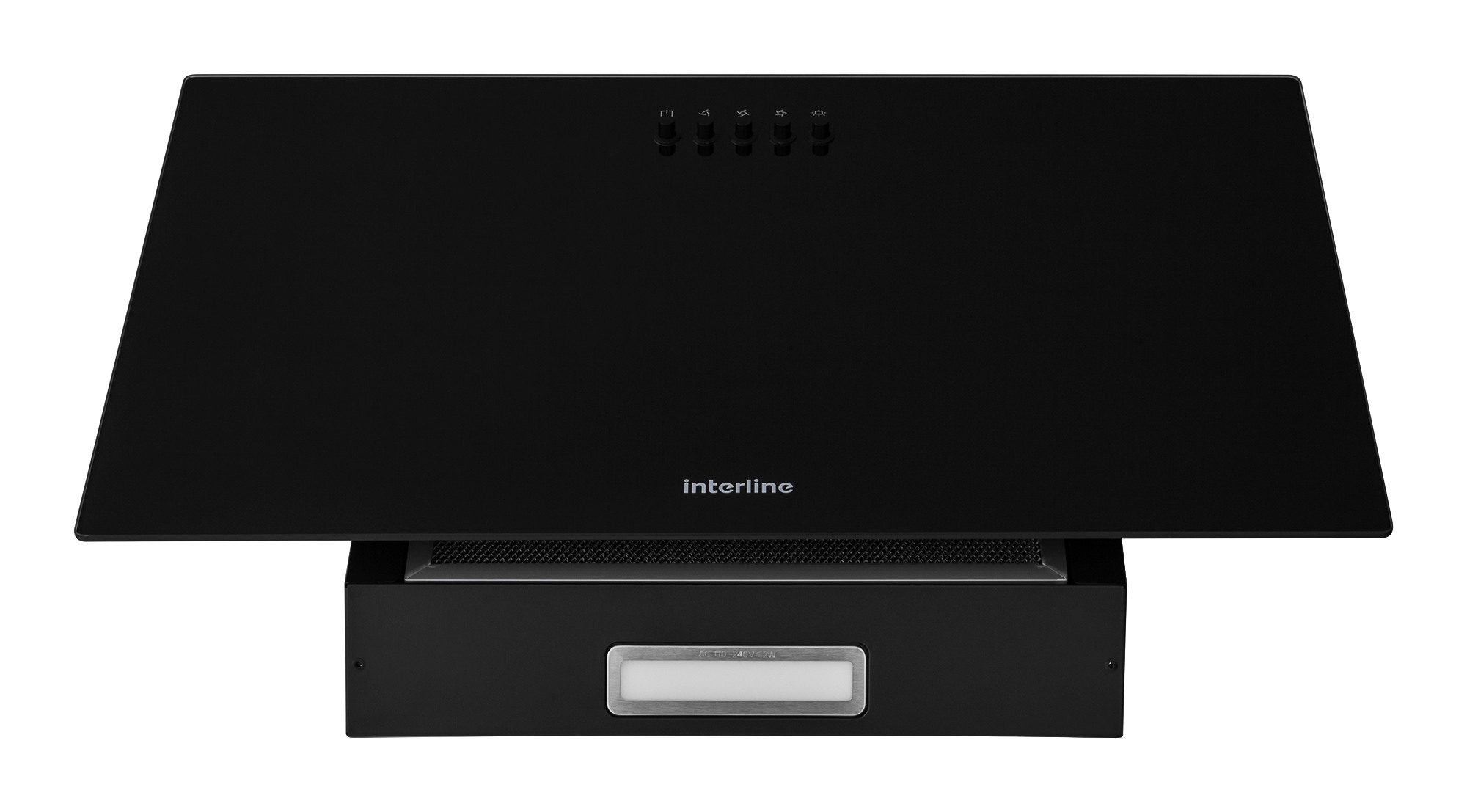 Витяжка Interline TEFFI SLIM BL A/60/GL/PB - 4