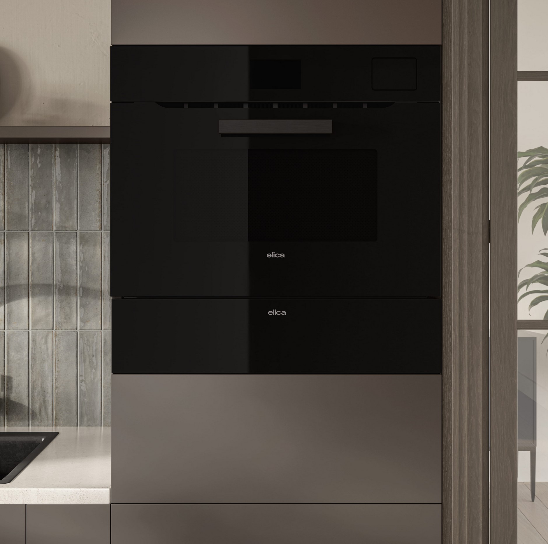 Шафа для підігріву посуду Elica VIRTUS WARM DRAWER 60 PP BL - 2