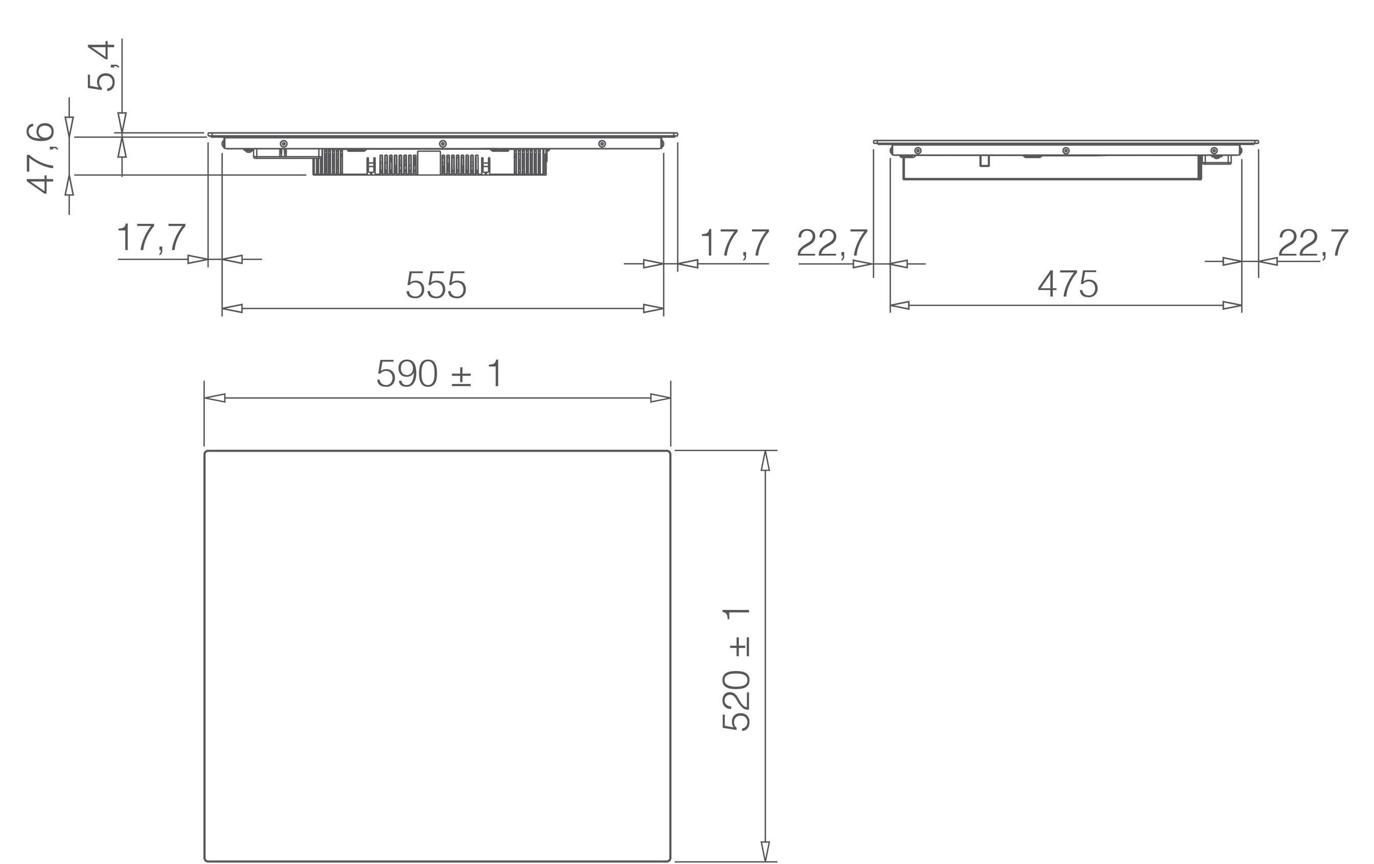 Варильна поверхня Elica RATIO 604 PLUS CONNECT BL - 2