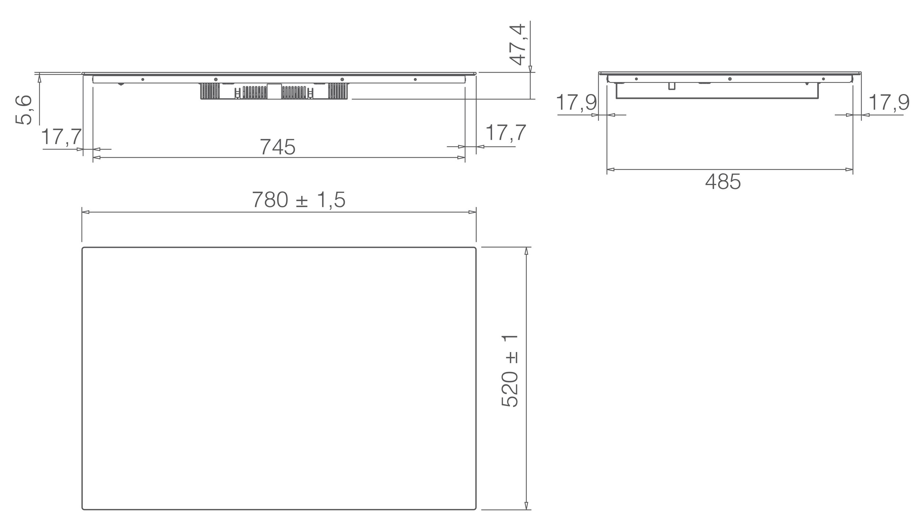 Варильна поверхня Elica RATIO 804 PLUS CONNECT BL - 2