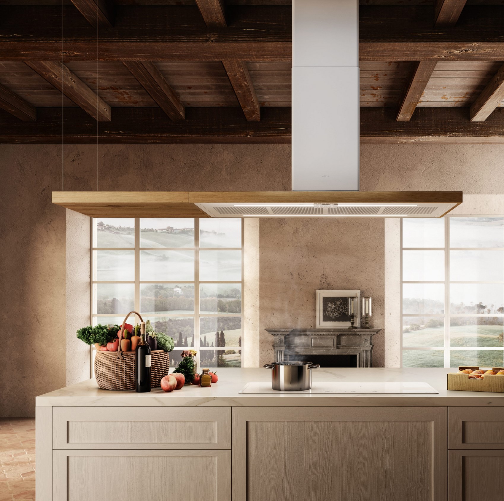 Витяжка Elica BIO ISLAND WH/A/120X53 ROVERE - 8