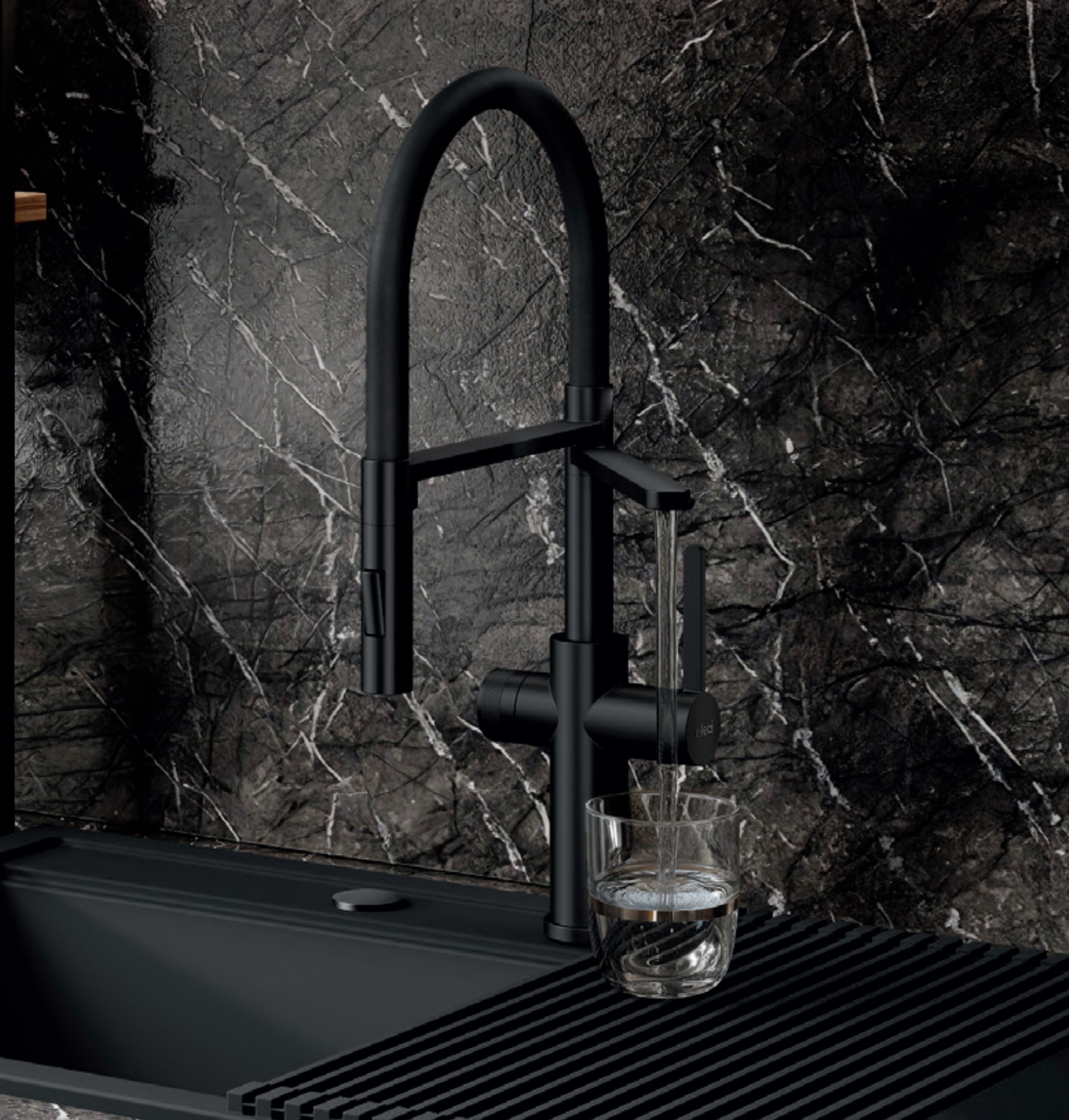 Змішувач Elleci Ventum pure black 86 - 2