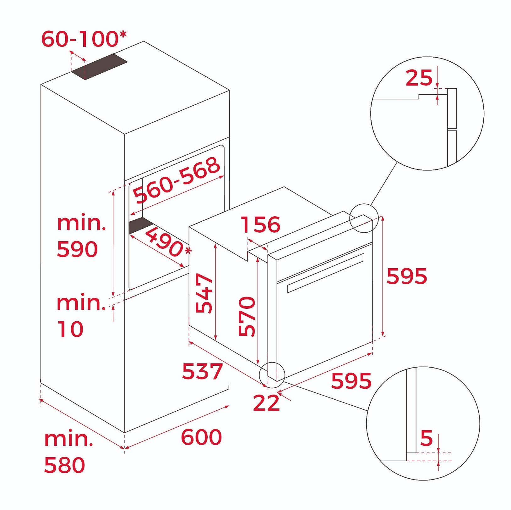 Духова шафа Teka HSB 7360 FBK код 111010115 - 12