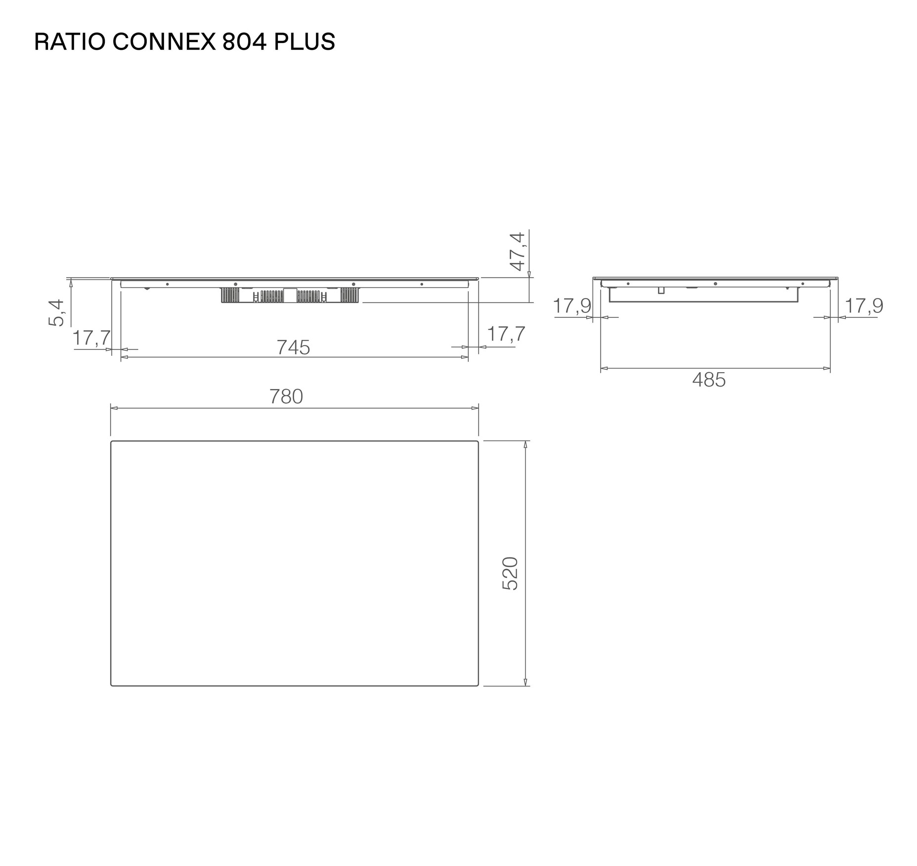 Варильна поверхня Elica RATIO CONNEX 804 PLUS RAW - 3