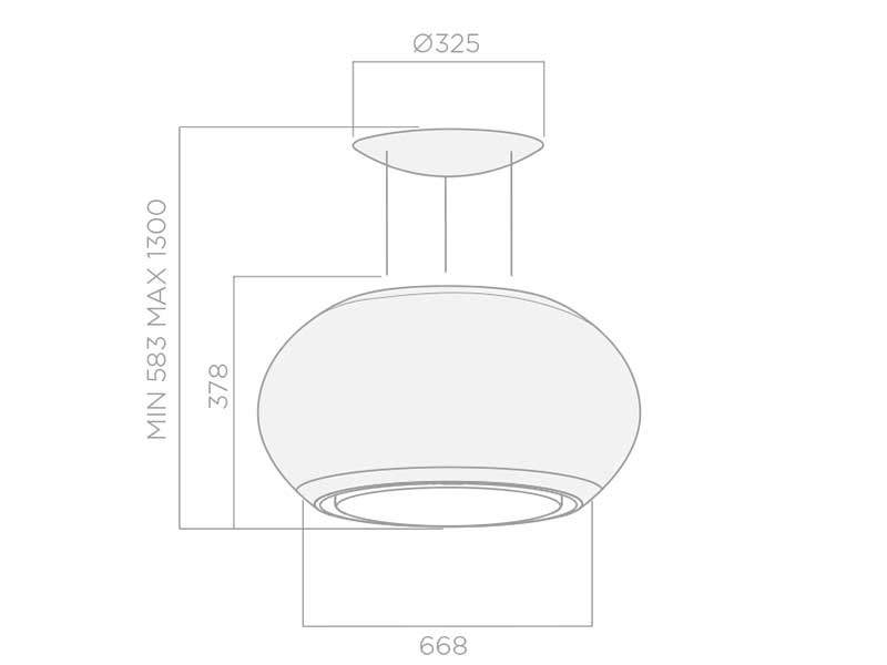 Витяжка Elica INTERSTELLAR BL/F/65 - 5