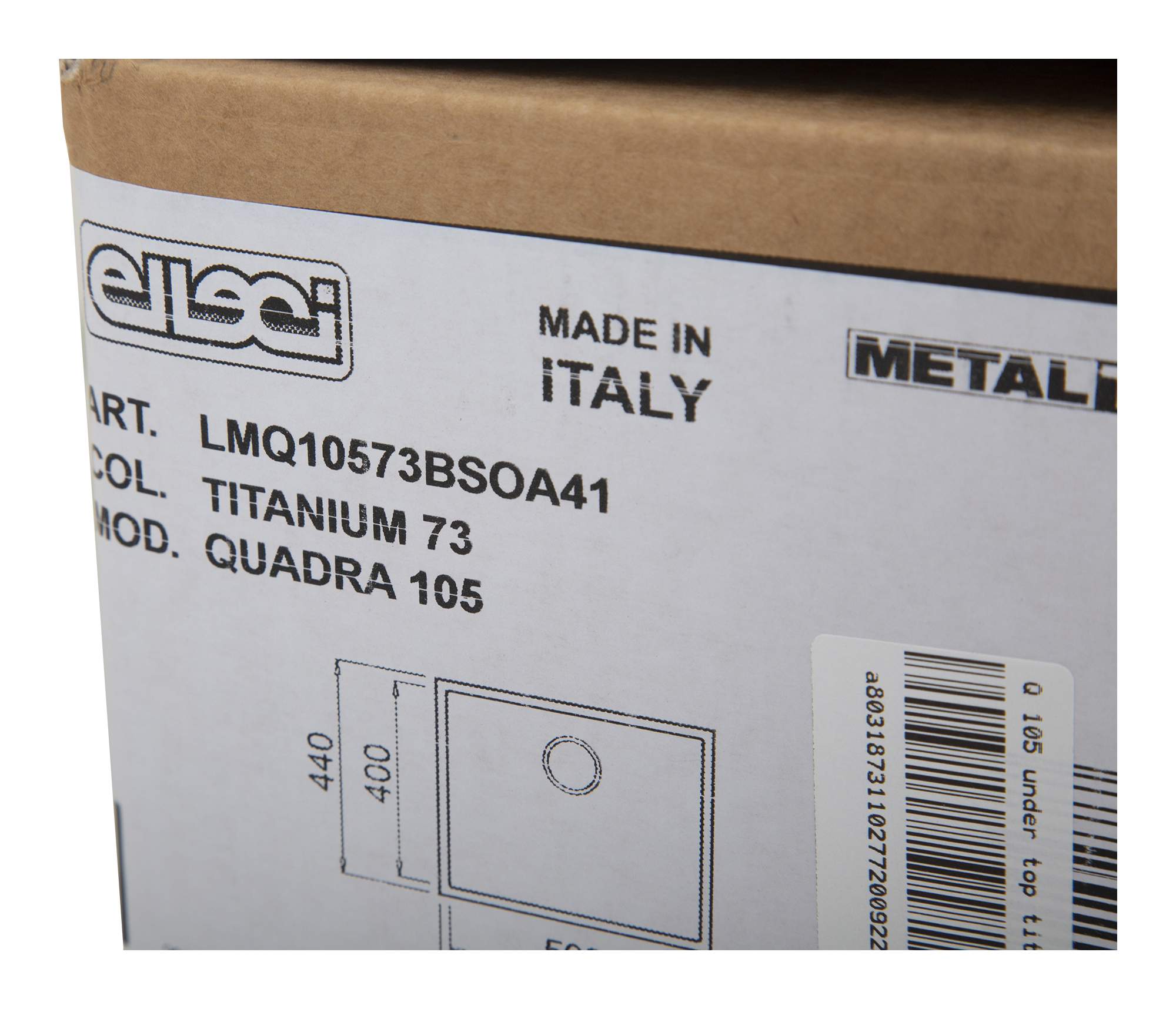 Мийка Elleci Q 105 under top titanium 73 - 7
