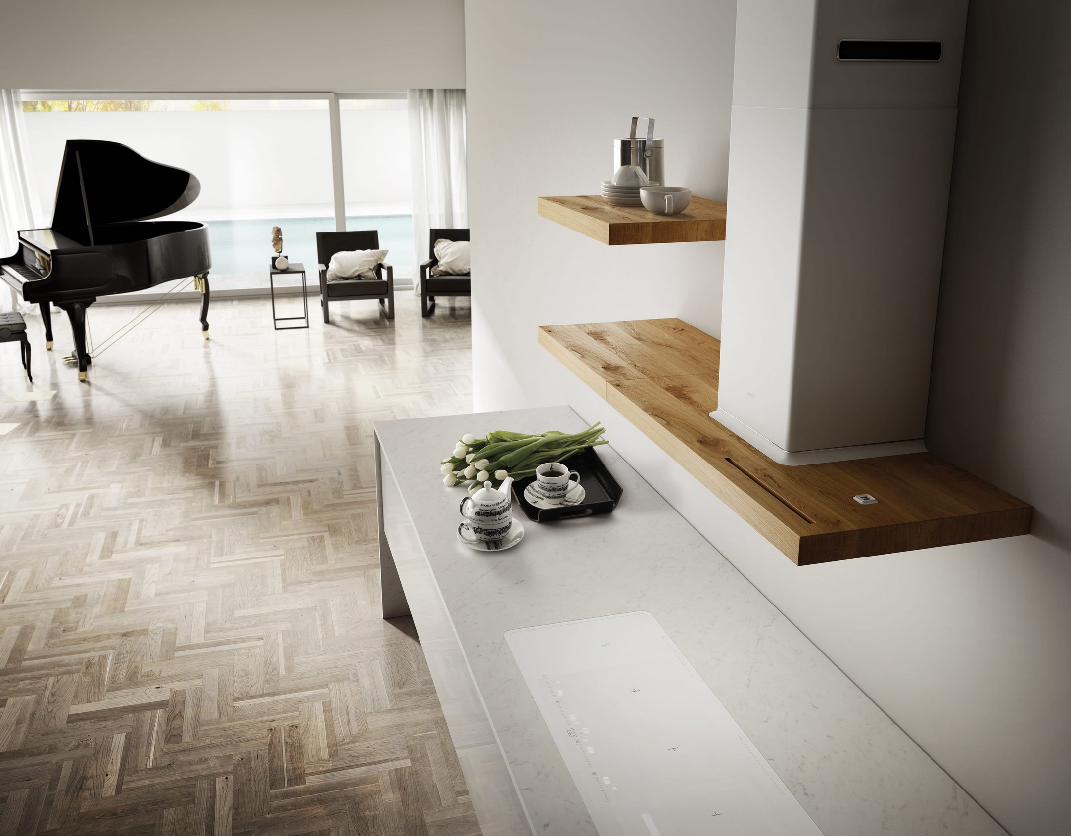 Витяжка Elica BIO WH/A 90 ROVERE - 9