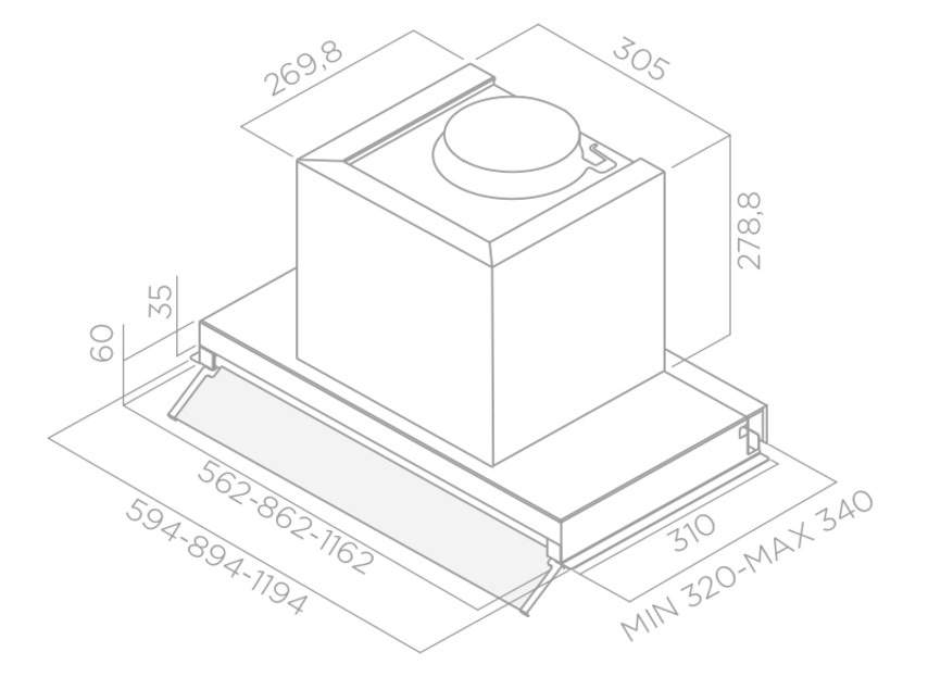 Витяжка Elica BOX IN IX/A/90 - 5