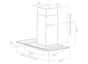 Витяжка Elica FLAT GLASS PLUS IX/A/90 - 2